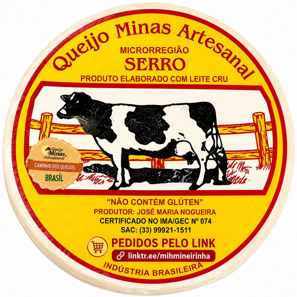 Queijo Minas Artesanal - SERRO
