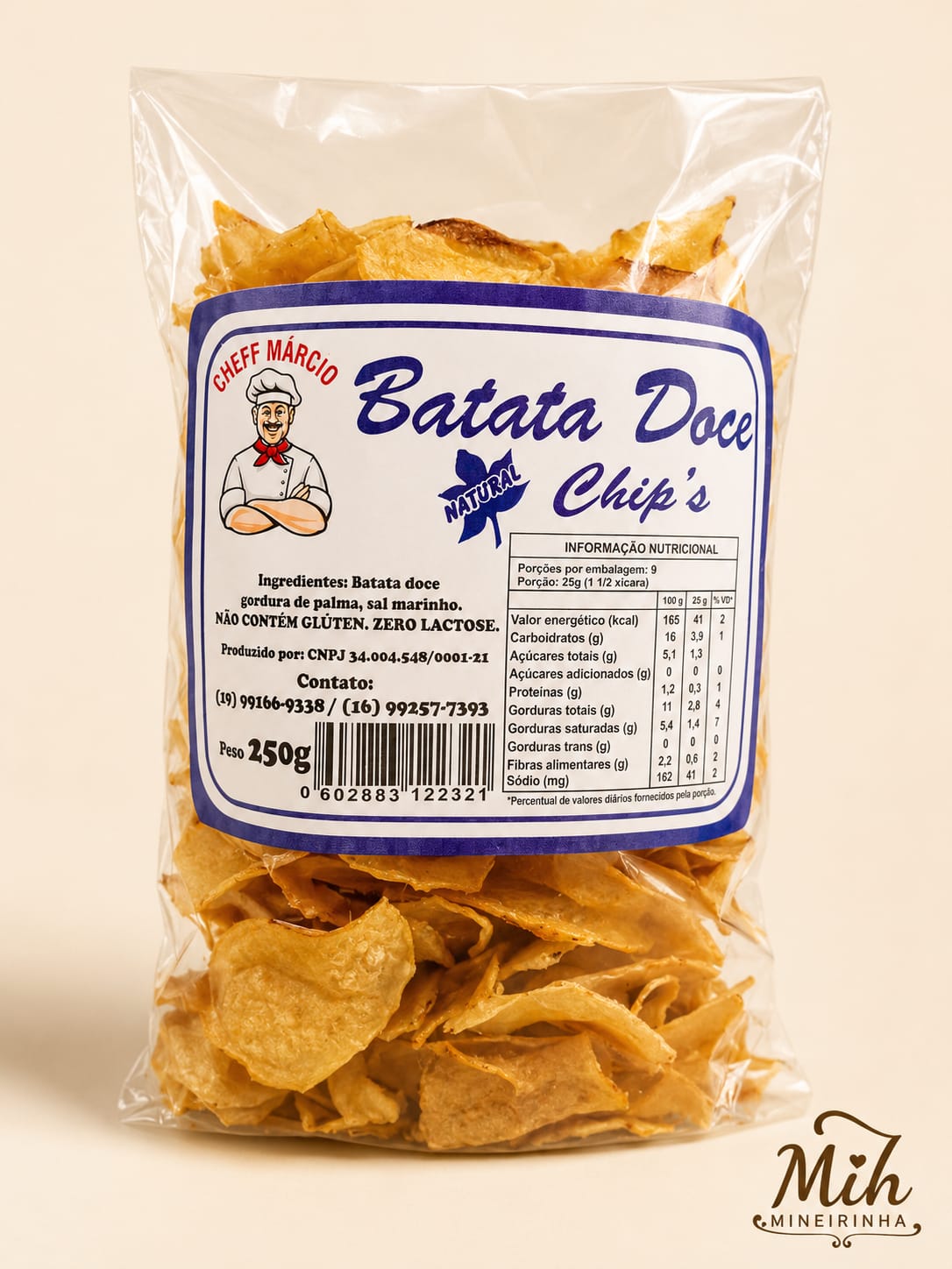 Batata Doce - Chips 250g