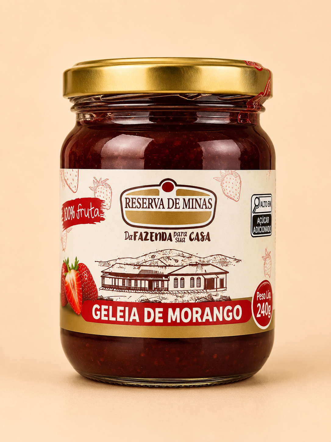 Geleia de Morango Reserva de Minas - 200g
