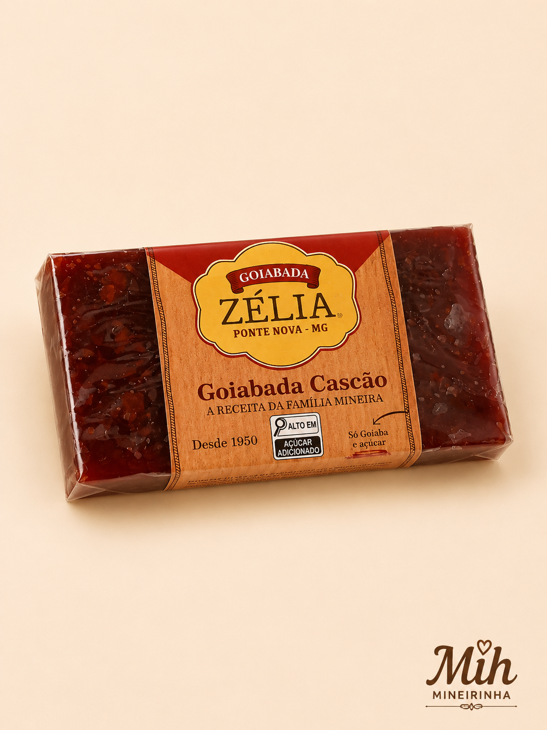Goiabada Cascão em Barra -250gr
