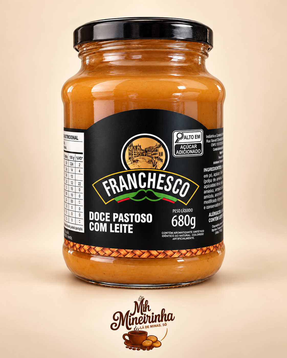 Doce Pastoso c/ Leite  (Franchesco) -680gr