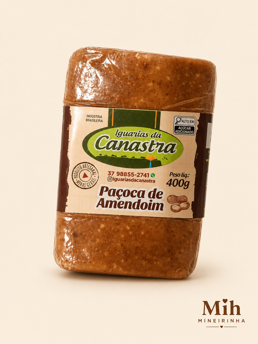 Paçoca Iguarias da Canastra 400gr- Iguarias da Canastra
