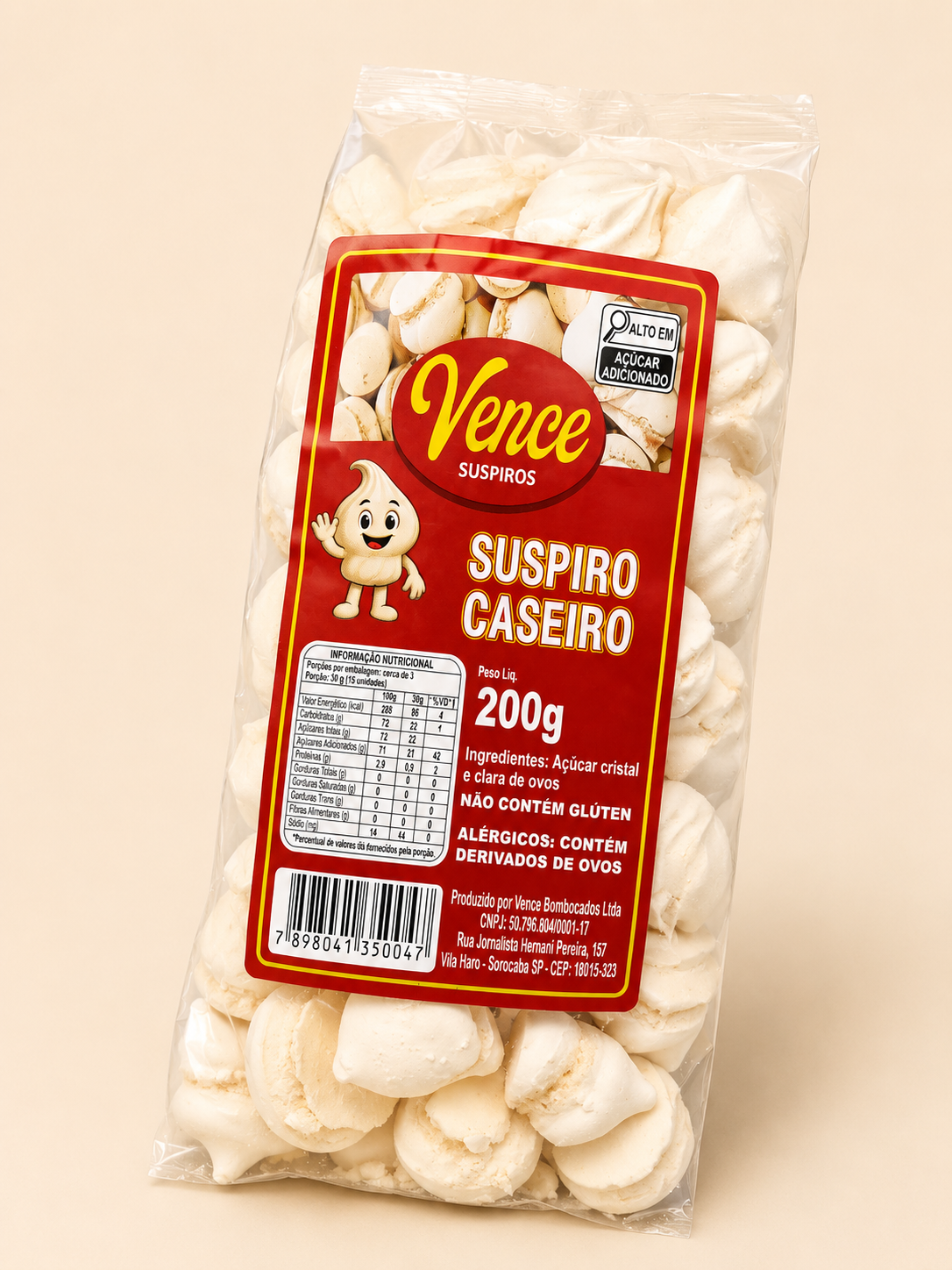 Suspiro Caseiro 200Gr - Vence