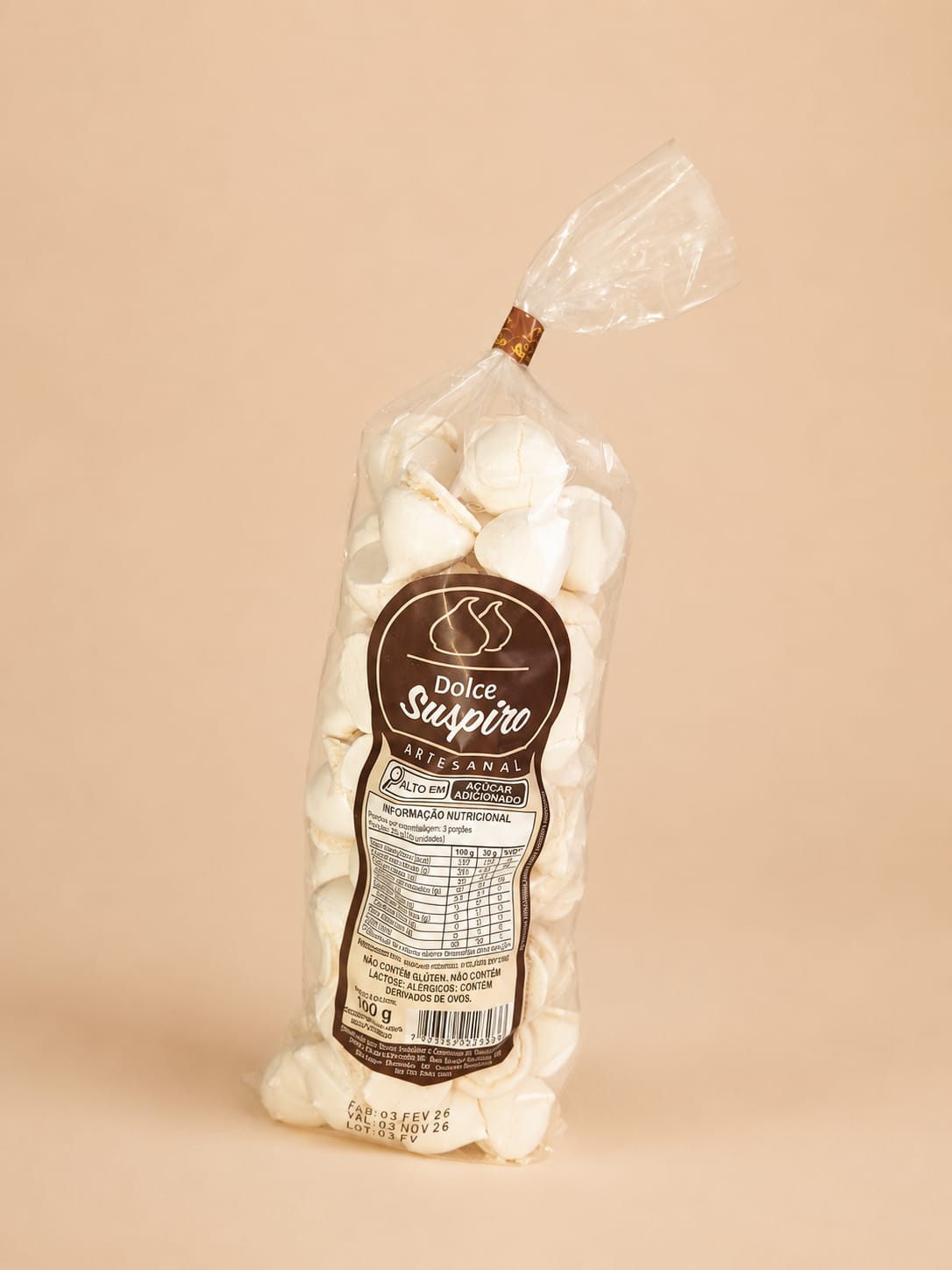 Suspiro Artesanal Dolce - 100gr