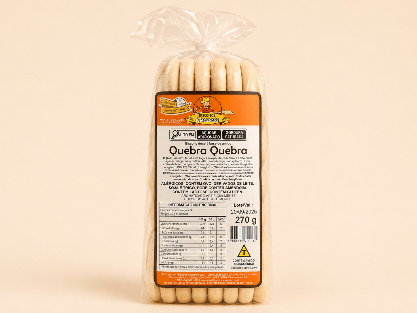 Biscoito Quebra Quebra 270g
