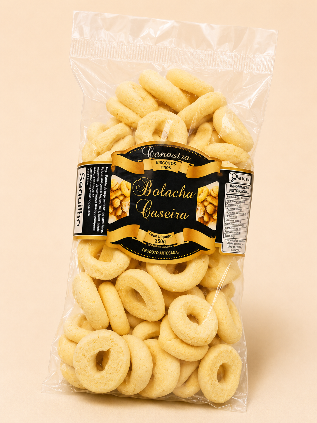 Bolacha Caseira 350gr Canastra- Sequilho