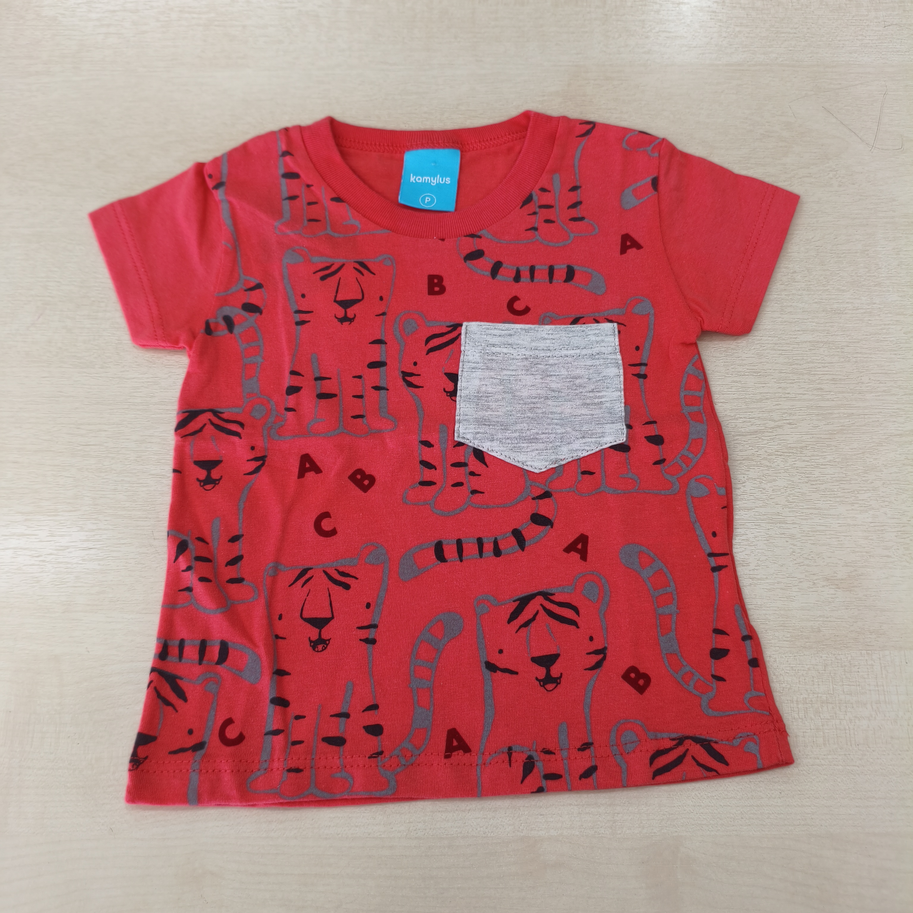 Camiseta MC C/estampa Masc Tam PB Kamylus