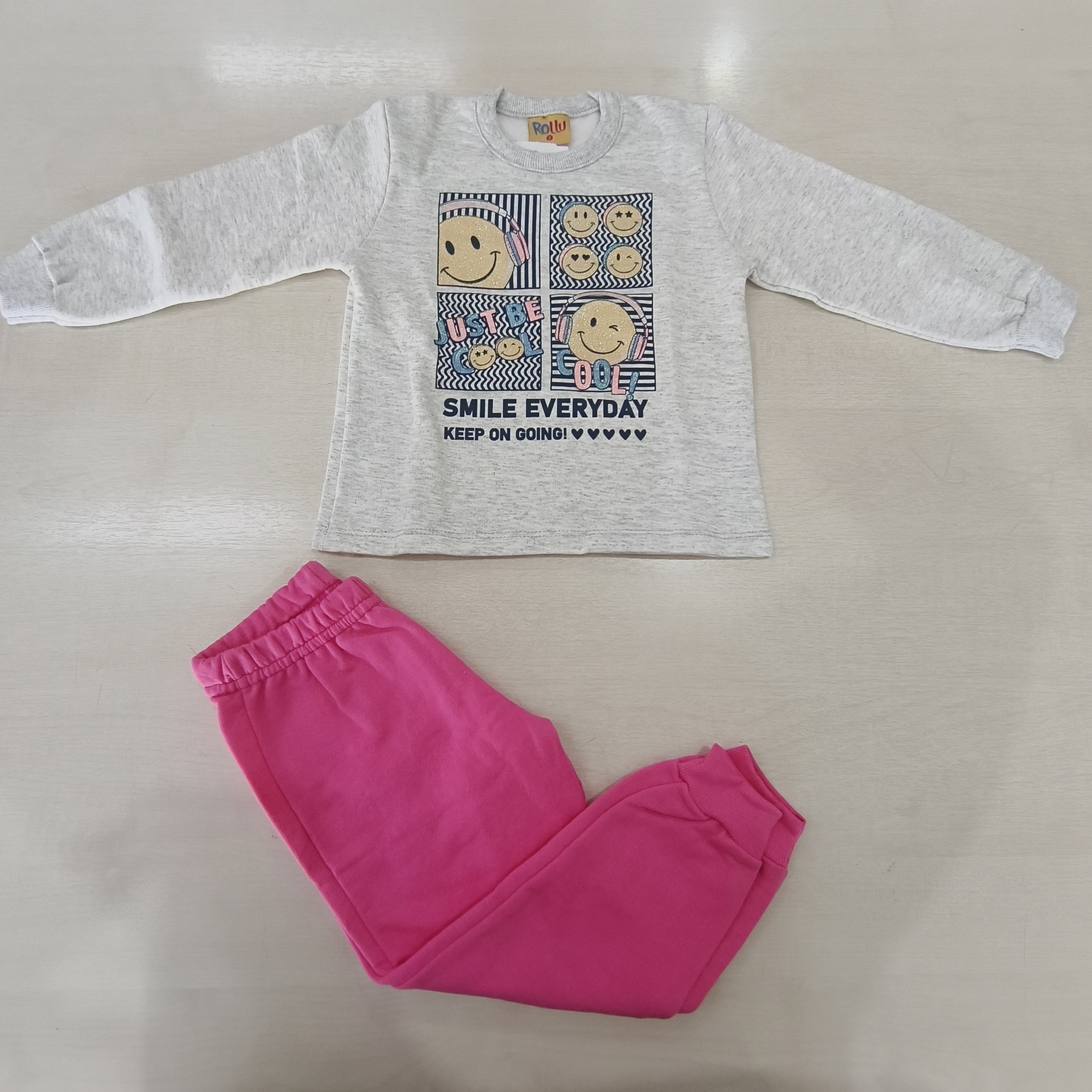 Conj. Moletom Blusão e Calça Fem Tam 02 Rollu