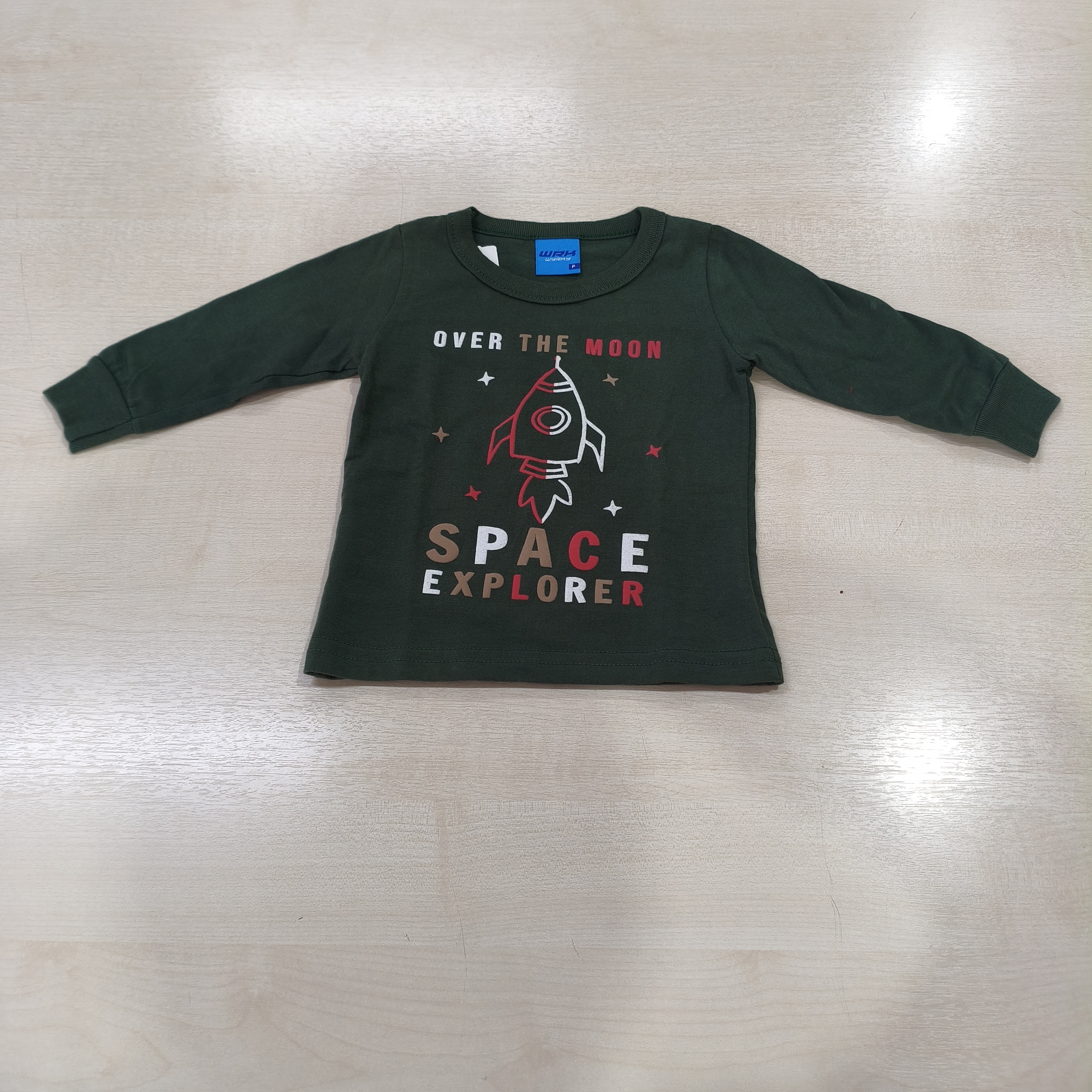 Camiseta ML C/estampa Masc Tam PB WRK