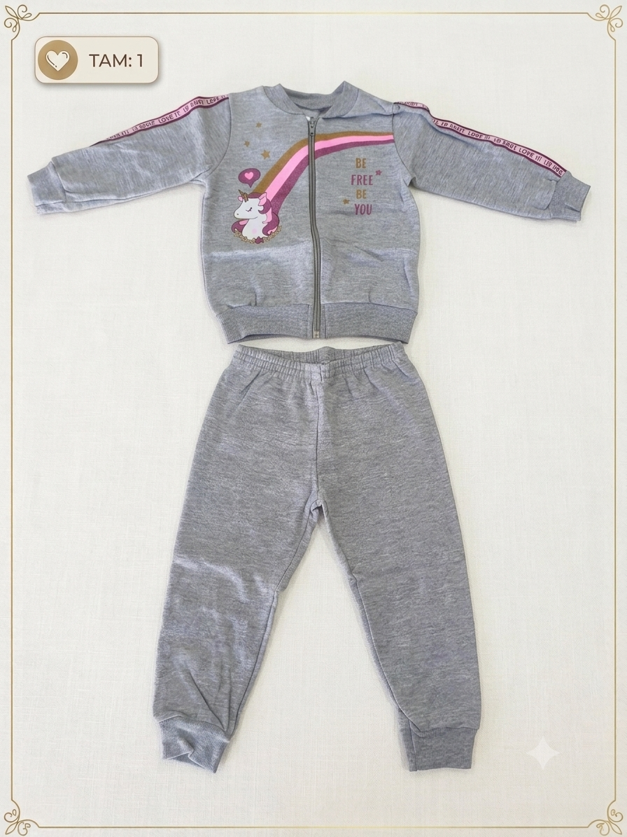 Conj. Moletom Jaqueta e Calça Fem Tam 01 Kely%Kety