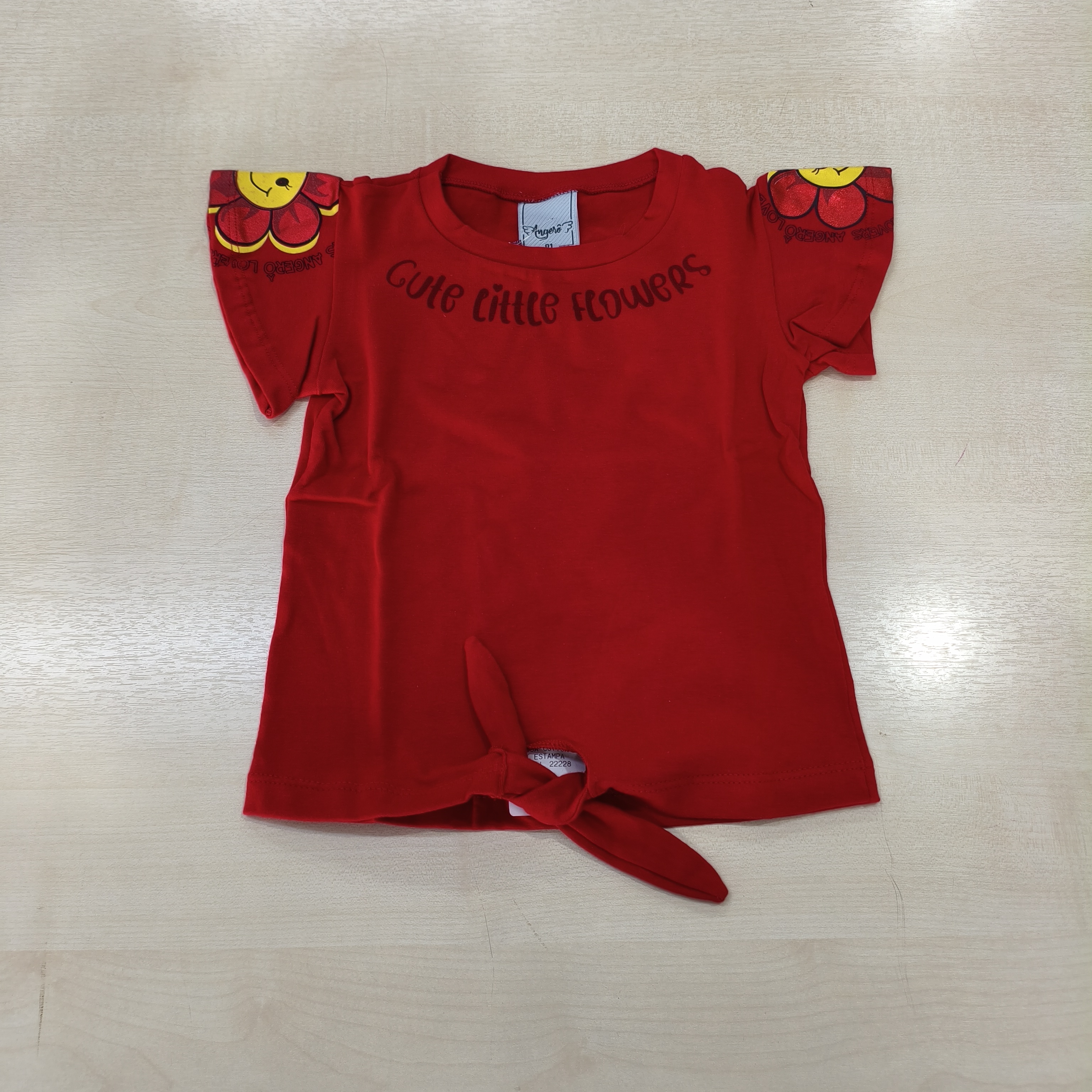 Blusa MC C/estampa Fem Tam 01 Angerô