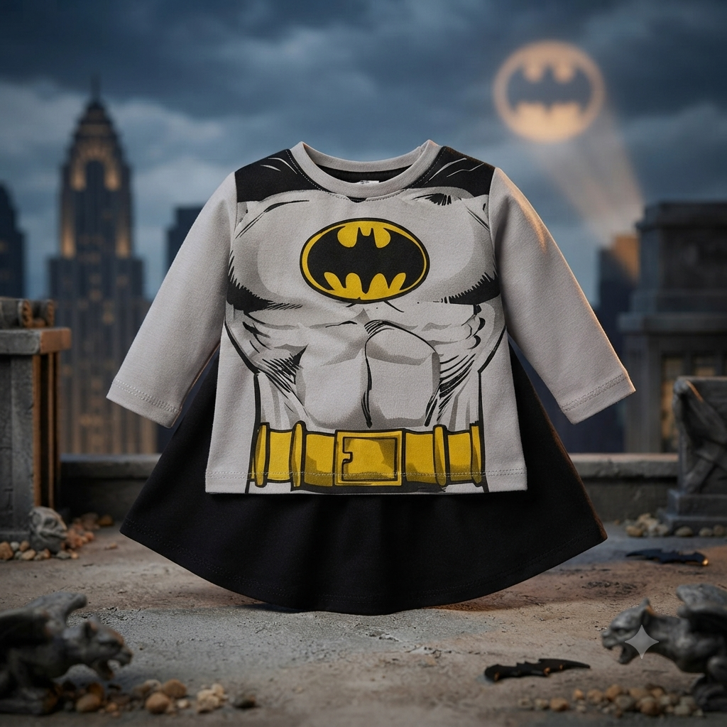 Camiseta ML C/estampa Masc Tam 01 Kamylus Warner Bros