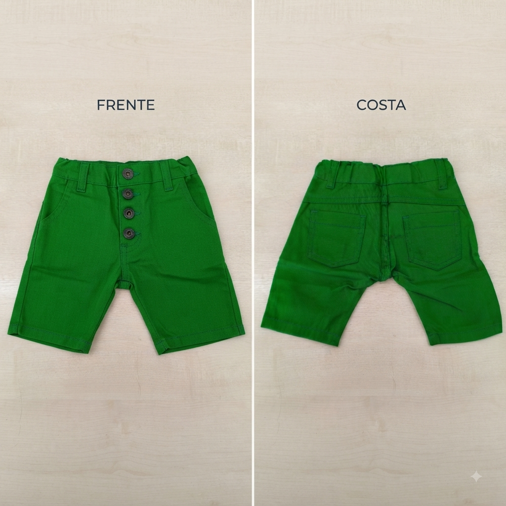 Bermuda Jeans Color Tradicional Masc Tam 01 Lucs