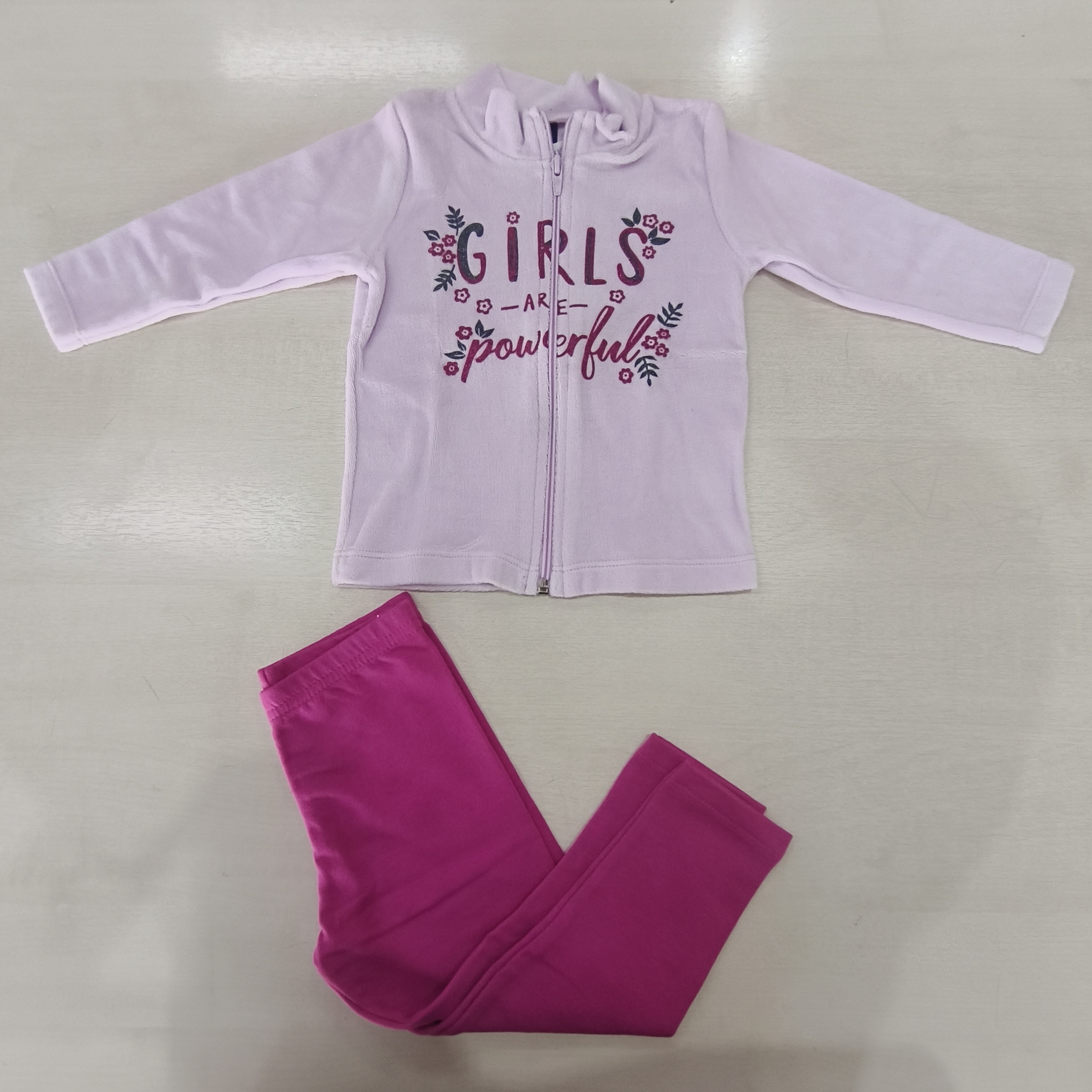 Conj. Jaqueta S/Capuz  e Calça Legging Fem Tam 02 Rovitex