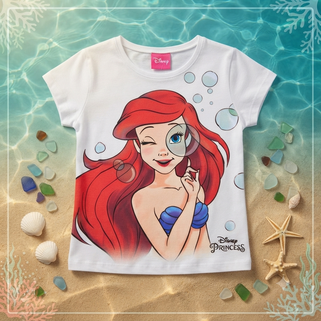 Blusa MC C/estampa Fem Tam 04 Kamylus Disney