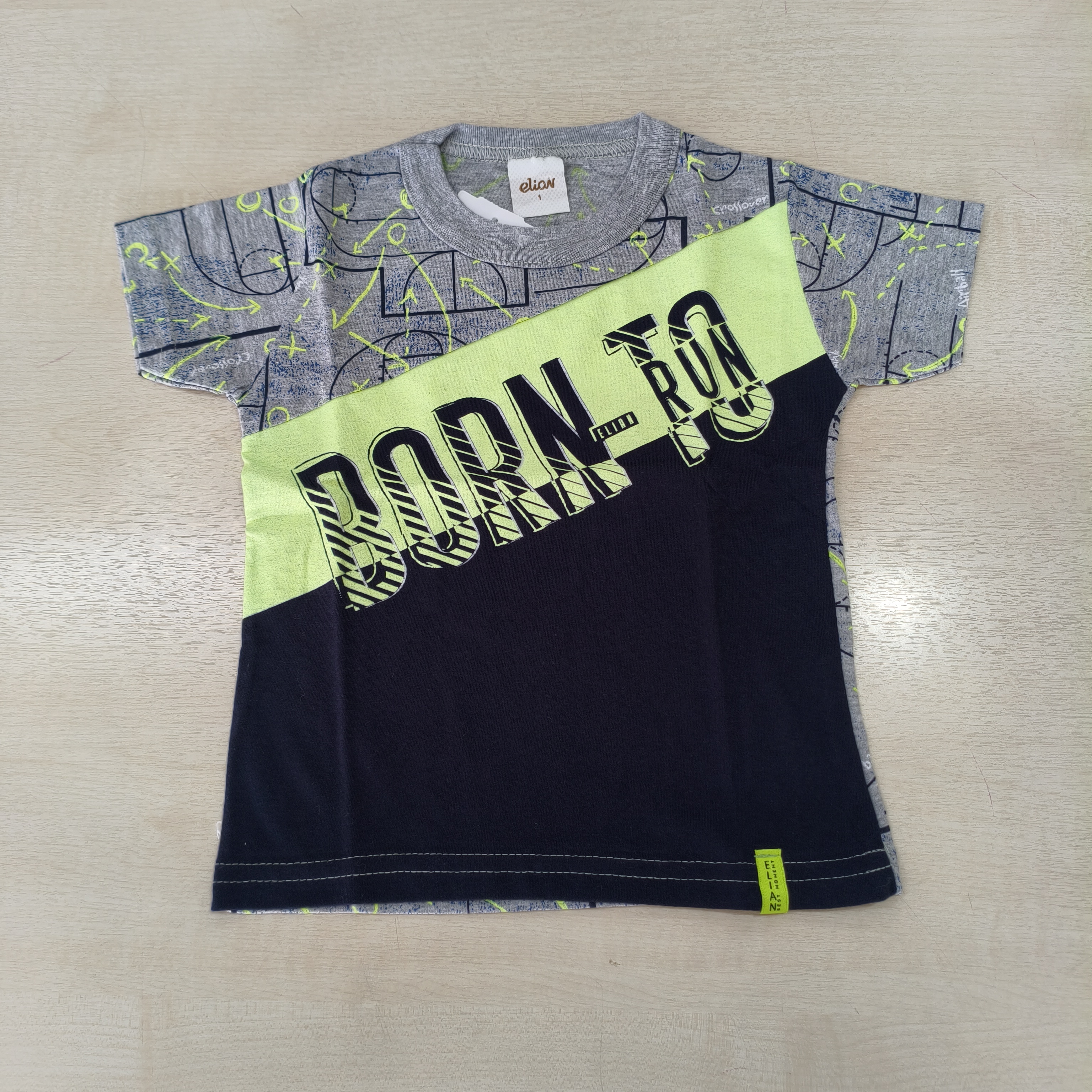 Camiseta MC Tradicional Masc Tam 01 Elian