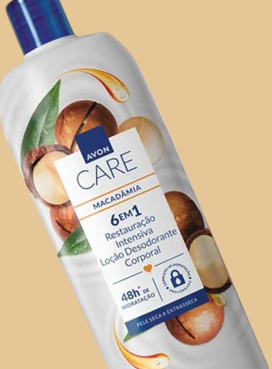 Loção corporal (Macadâmia) Avon Care (700/ml)