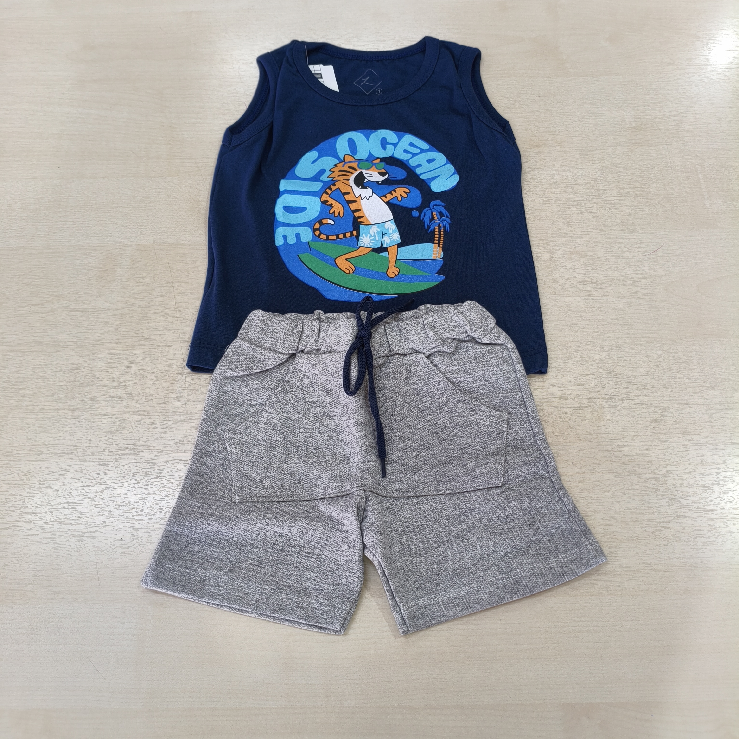 Conj. Camiseta MC e Shorts Masc Tam 01 Zupa Zuka