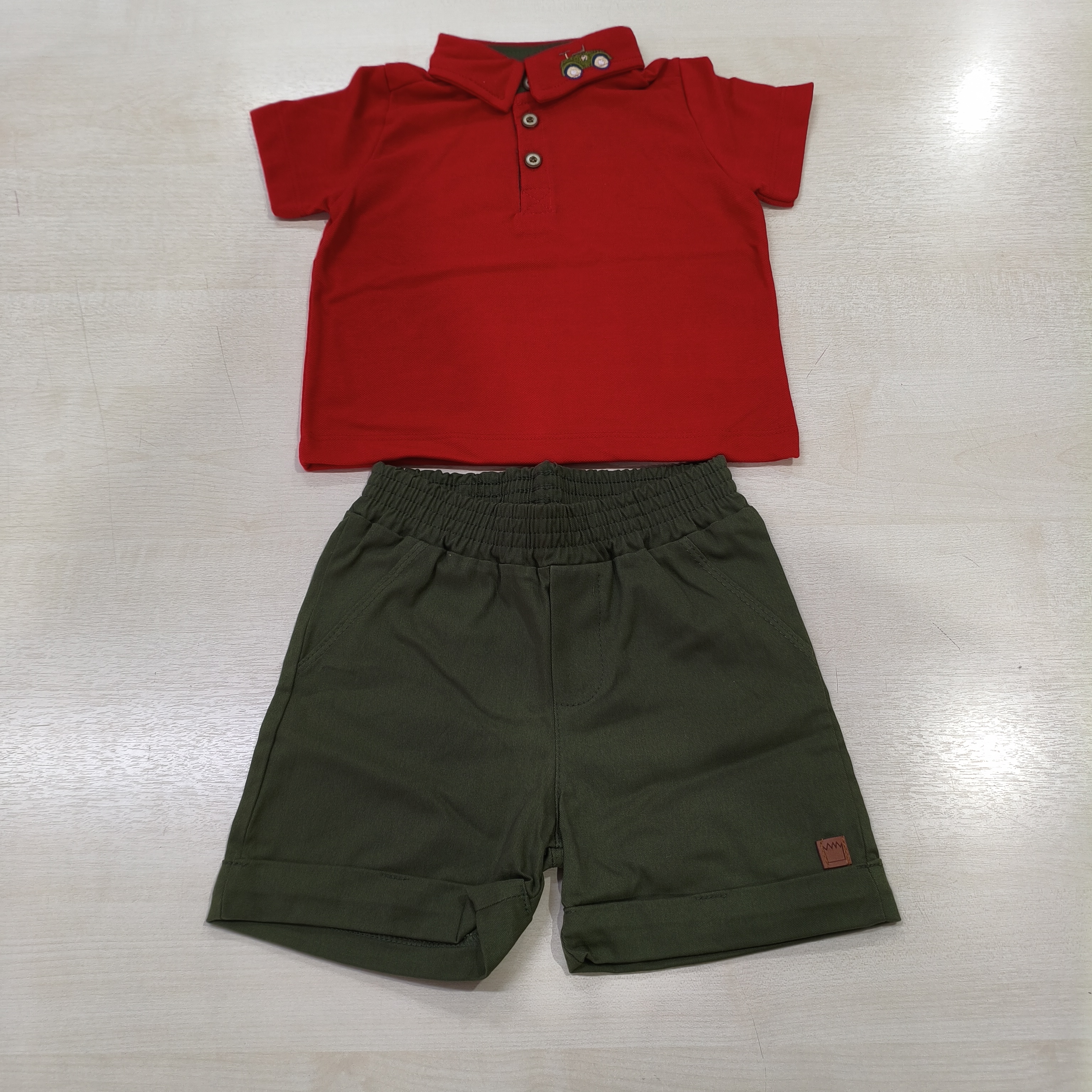 Conj. Camiseta MC e Shorts Masc Tam PB Perfect Boys