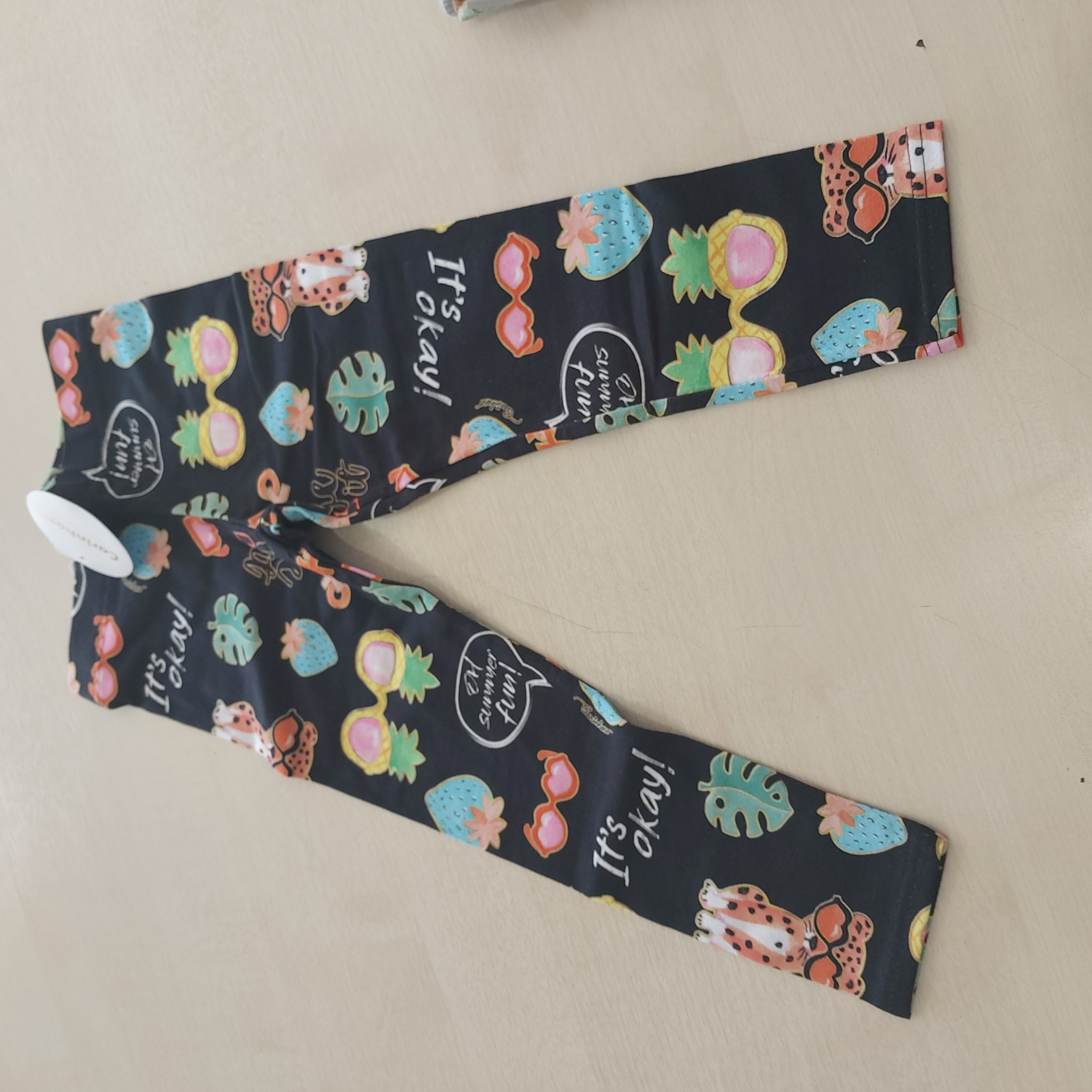 Calça Legging C/estampa Fem Tam 02 Carinhoso