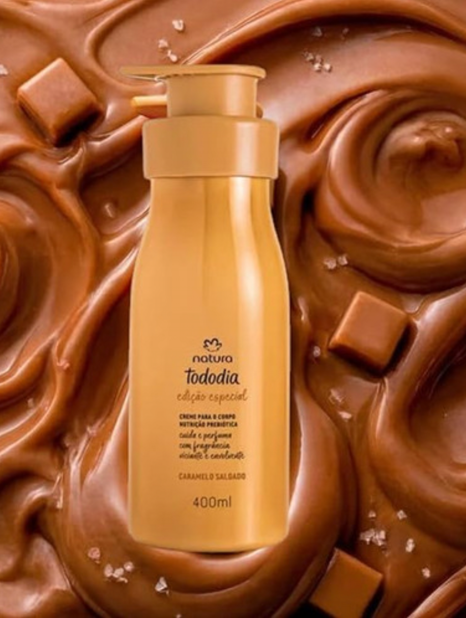 Creme para o corpo (Caramelo Salgado) TODODIA NATURA (400ml)