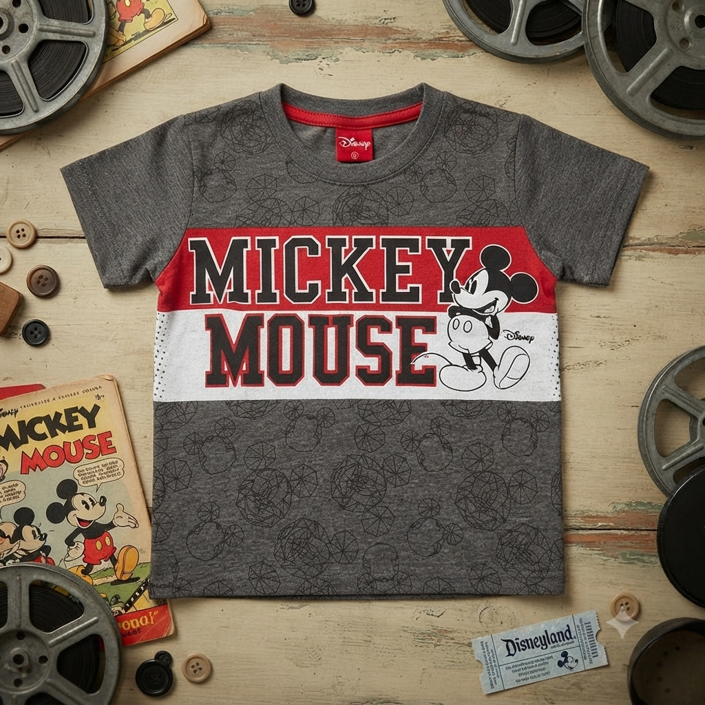 Blusa MC C/estampa Fem Tam 04 Kamylus Disney