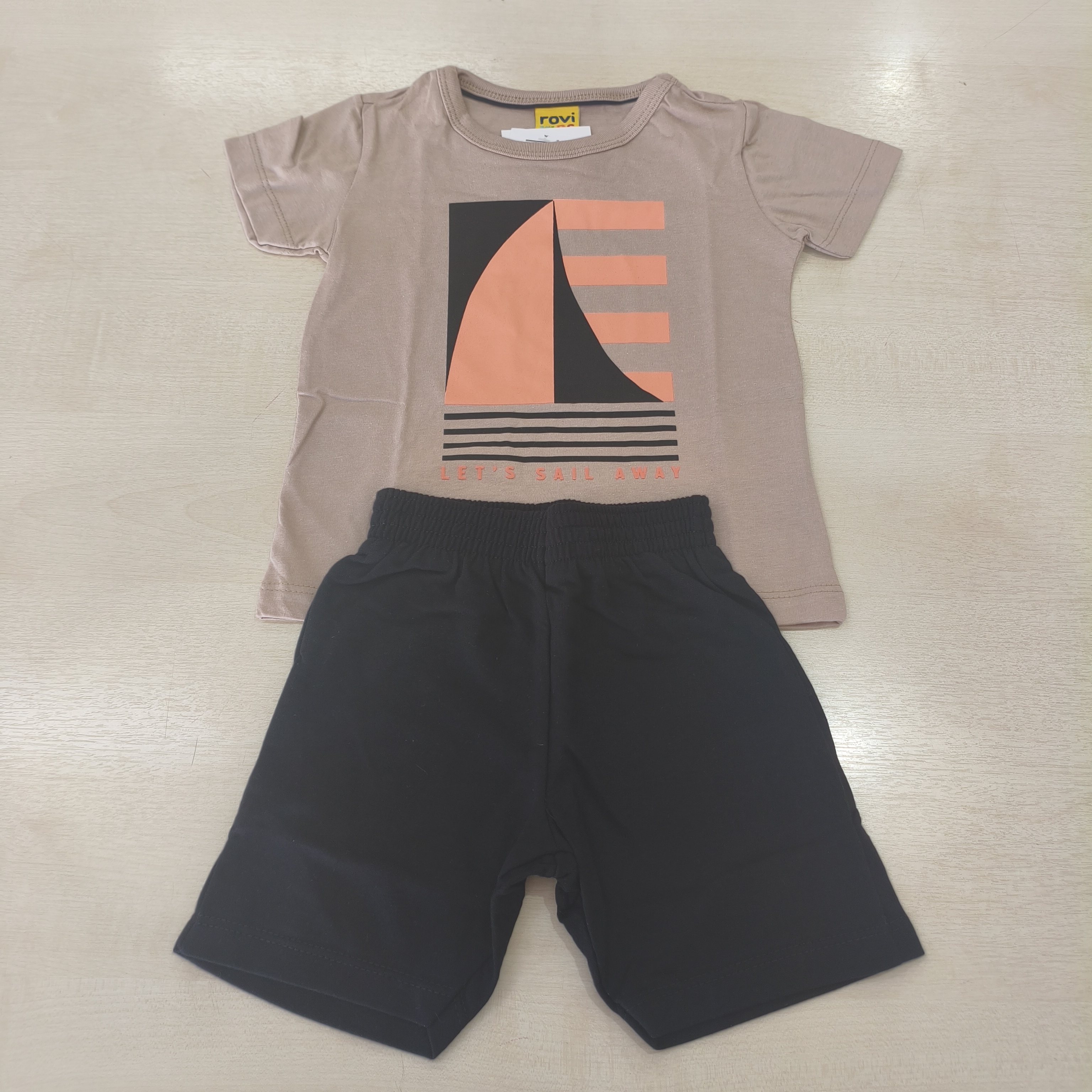 Conj. Camiseta MC e Bermuda Masc Tam 01 Rovitex