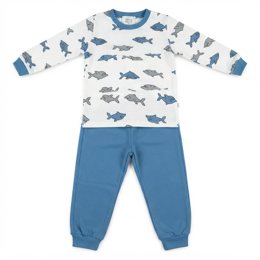 Pijama C/Estampa de inverno Masc Tam 02 Ação Radical
