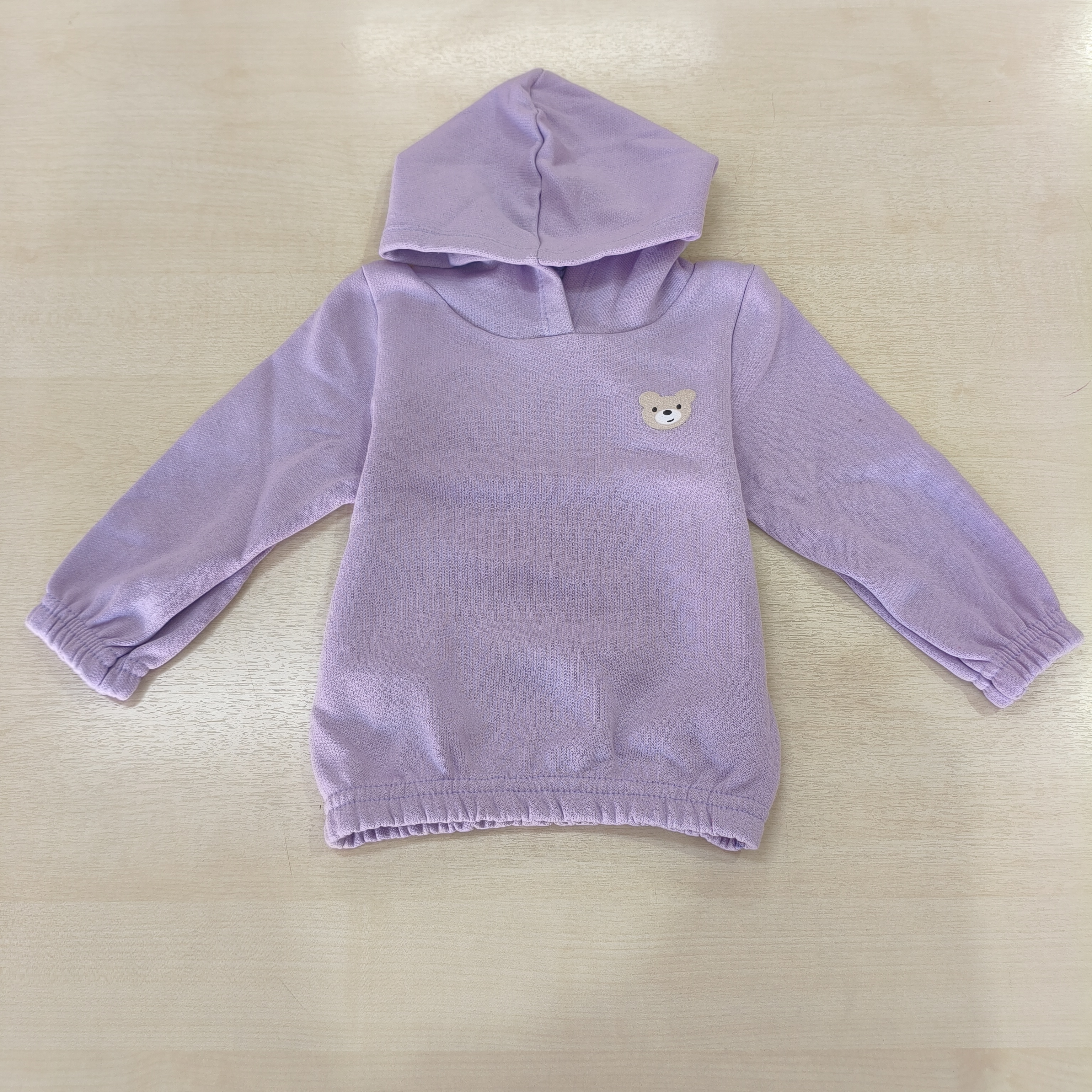 Blusão c/capuz moletom Fem Tam 01 Lik Kids