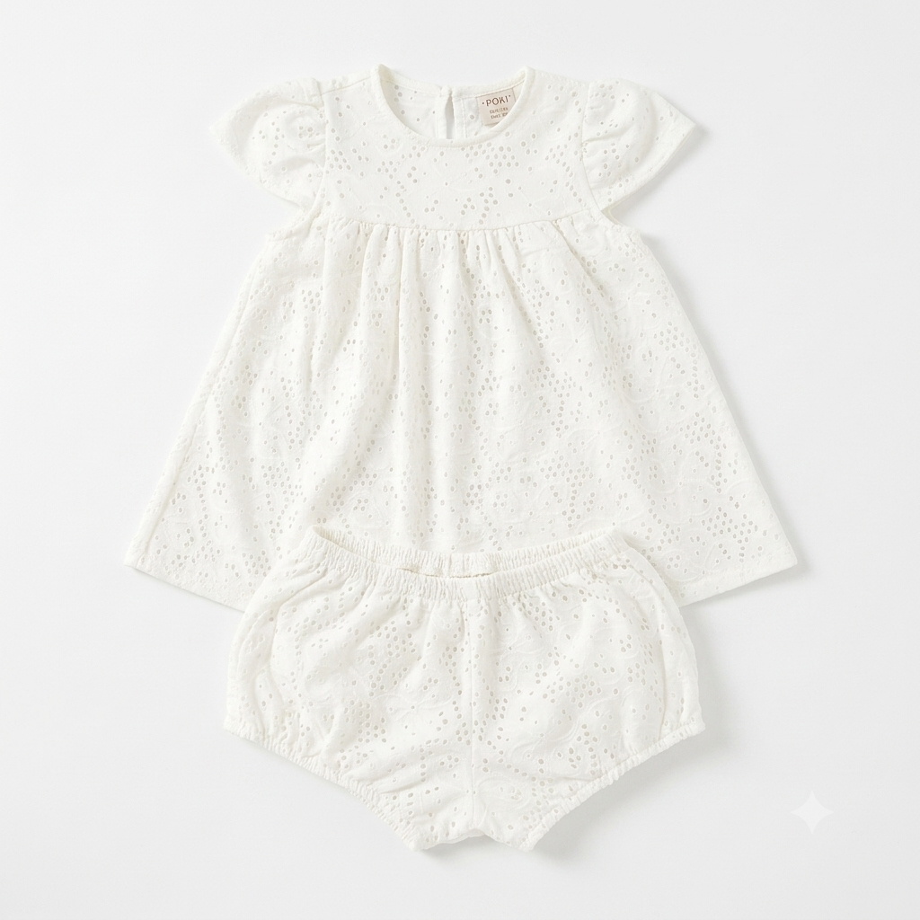 Conj. Vestido e Calcinha Fem Tam 01 Pokotinha
