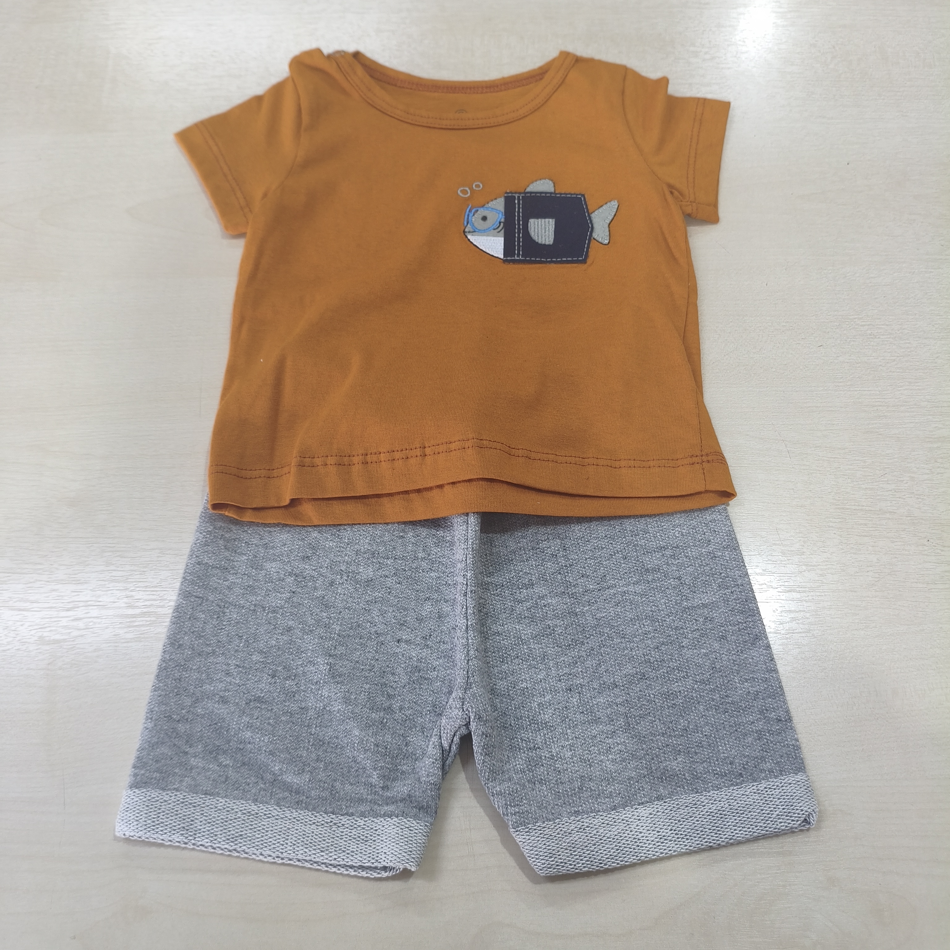 Conj. Camiseta MC e Shorts Masc Tam GB Zupa Zuka