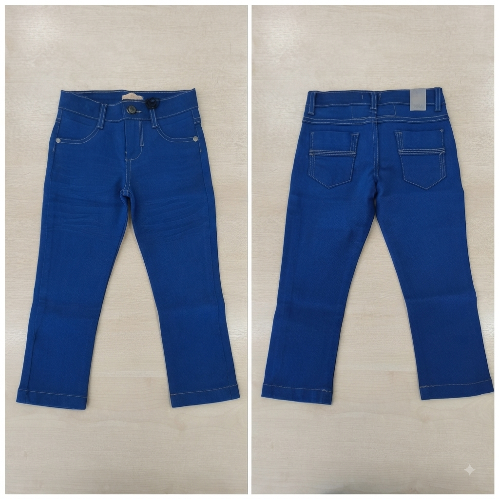 Calça Jeans Color Masc Tam 02 Jeito de Criança