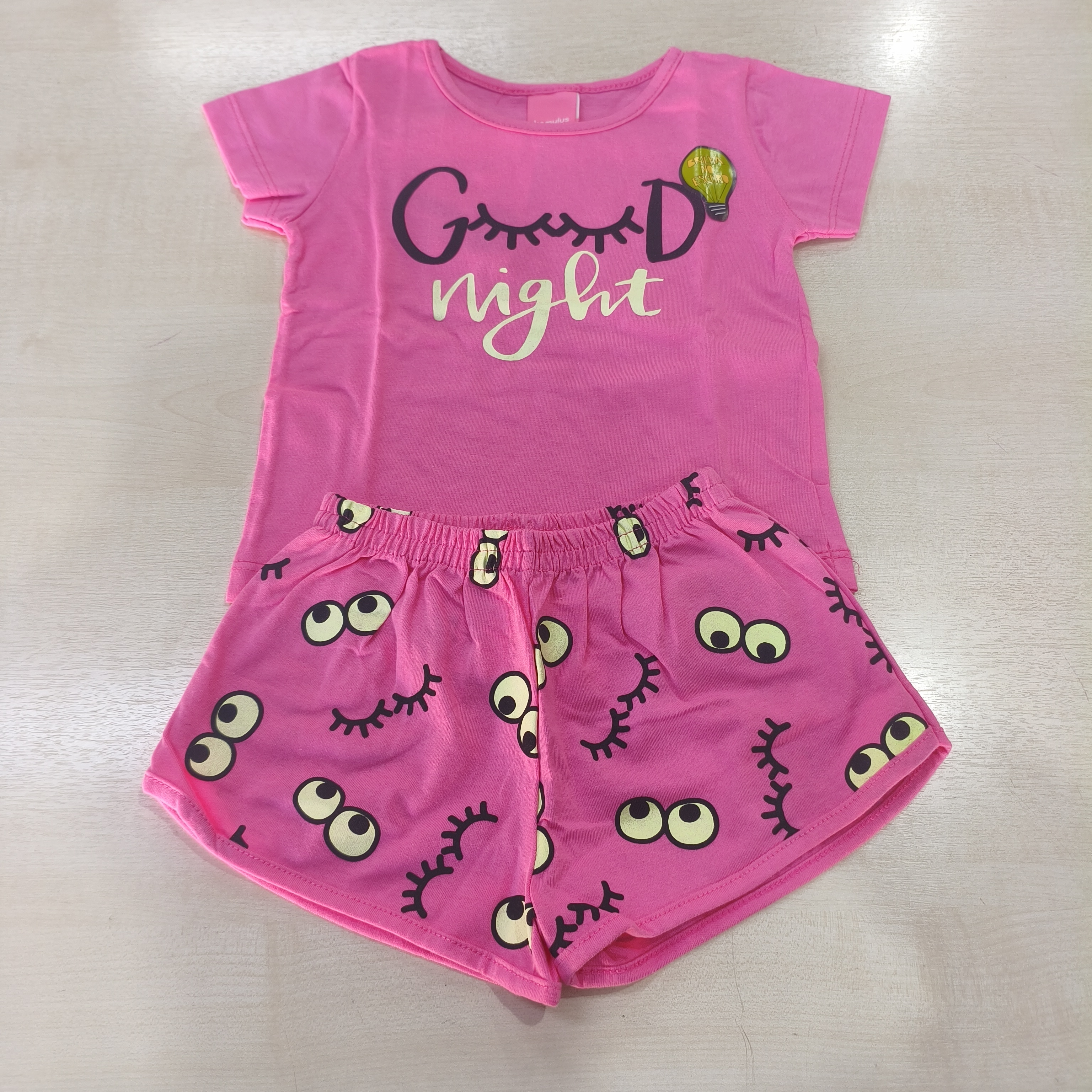 Pijama C/Estampa de Verão Fem Tam 02 Kamylus