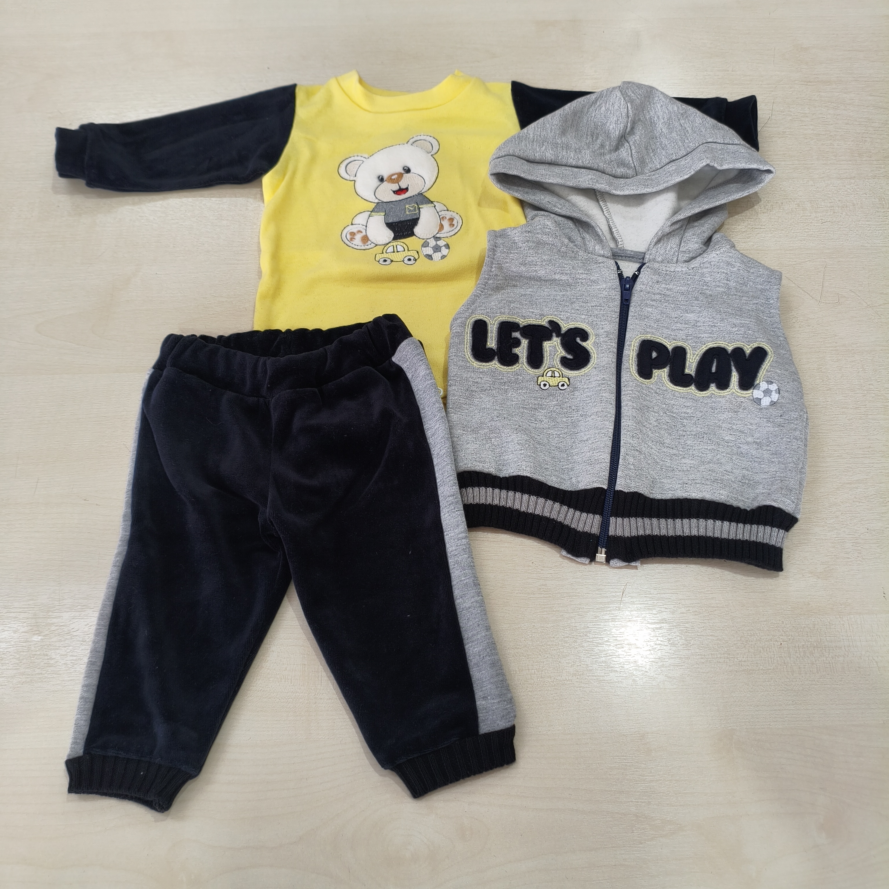 Conj. Body ML e Jaqueta com calça Masc Tam PB Dijele