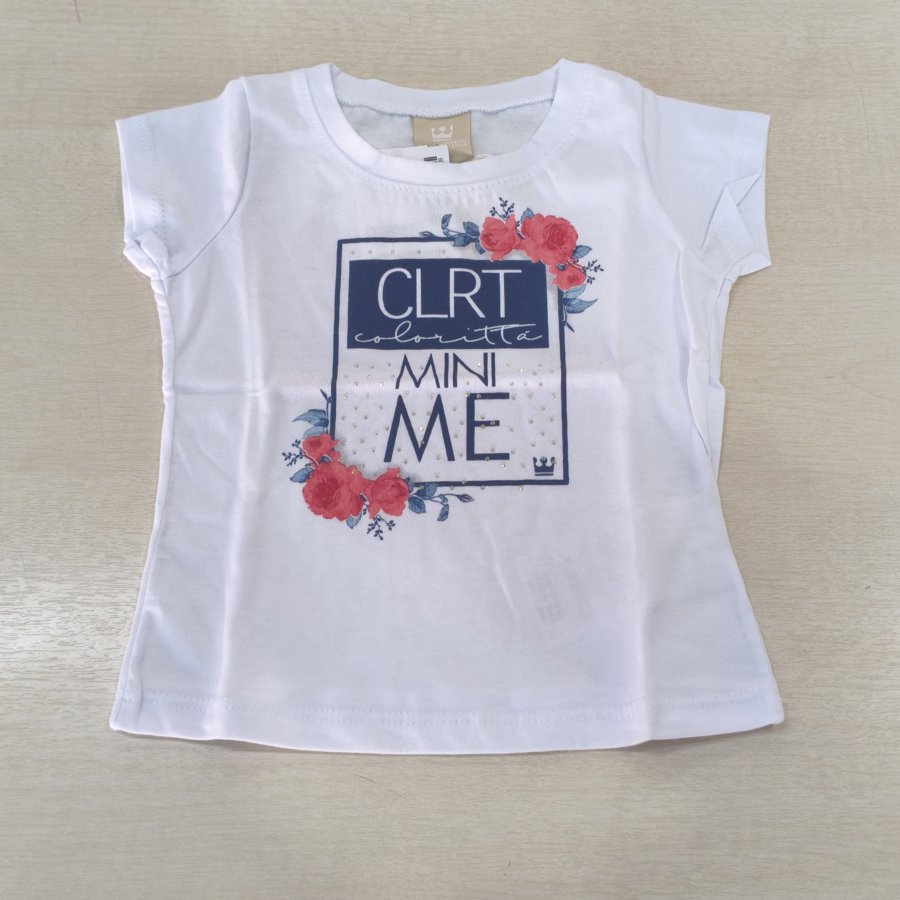 Blusa MC C/estampa Fem Tam 01 Coloritta