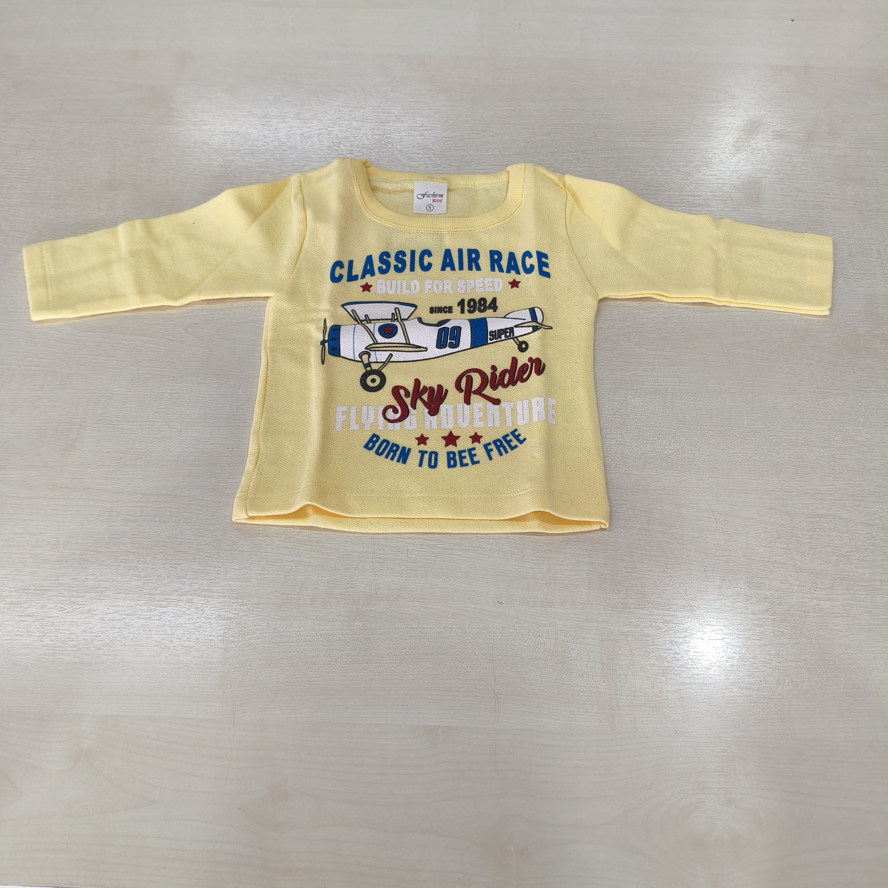 Blusão s/capuz moletom Masc Tam 01 Fashion Kids