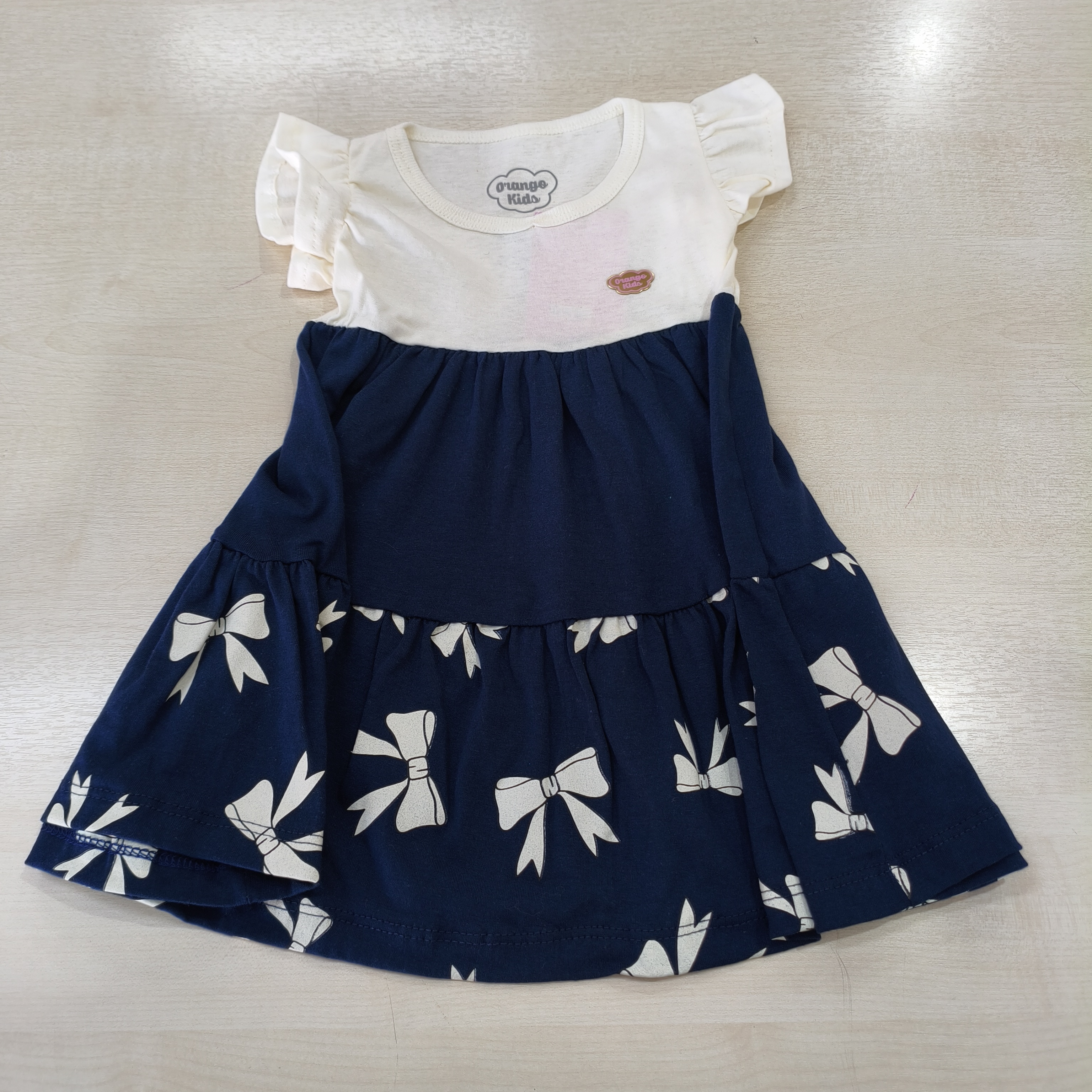Vestido C/estampa Fem Tam 01 Orango Kids