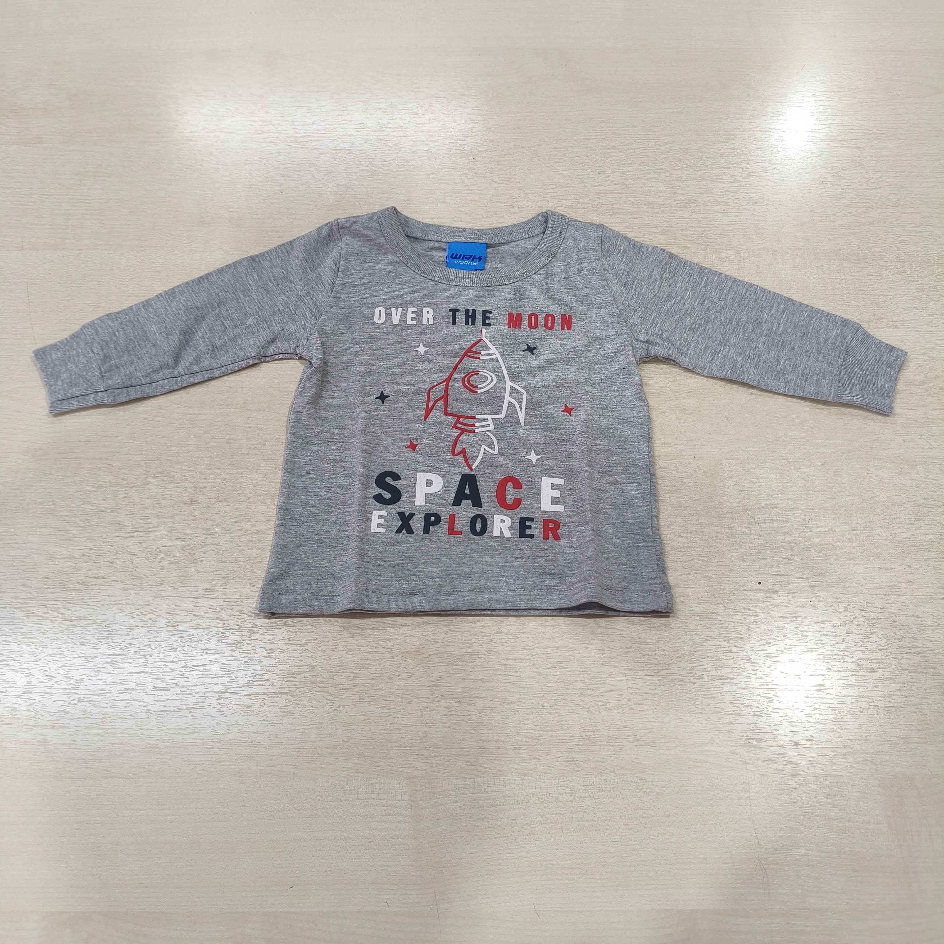 Camiseta ML C/estampa Masc Tam PB WRK