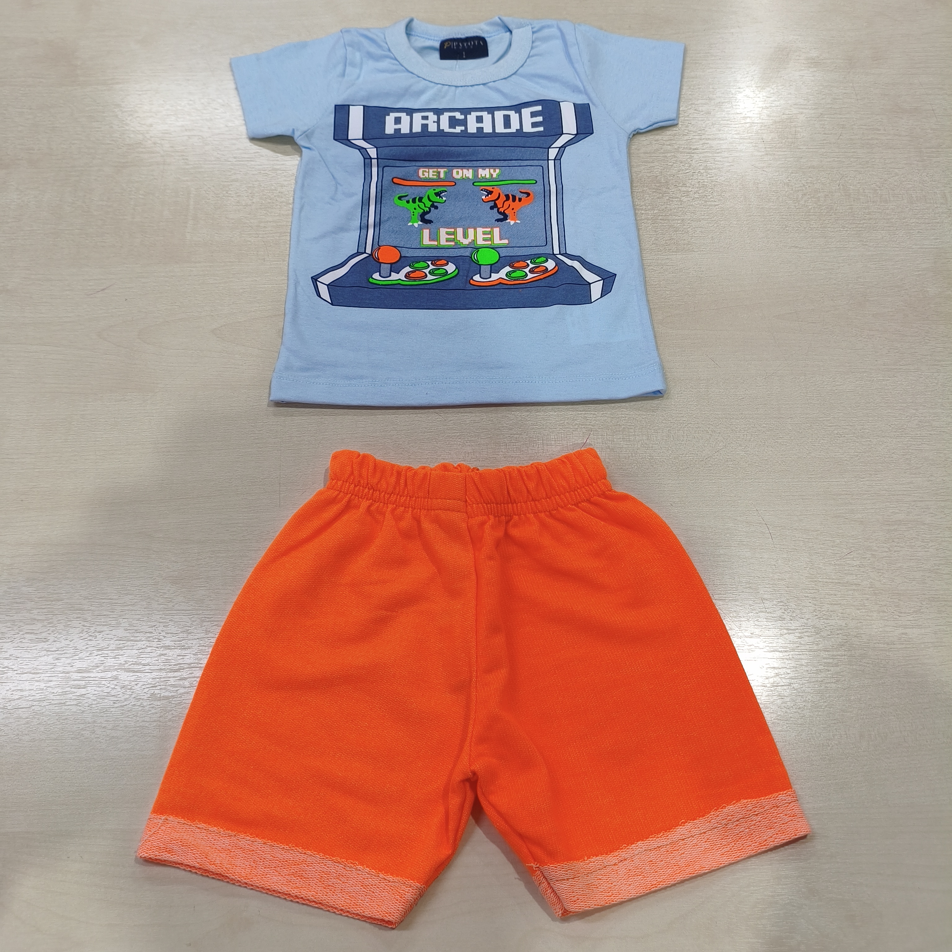Conj. Camiseta MC e Shorts Masc Tam 01 Patota Boys