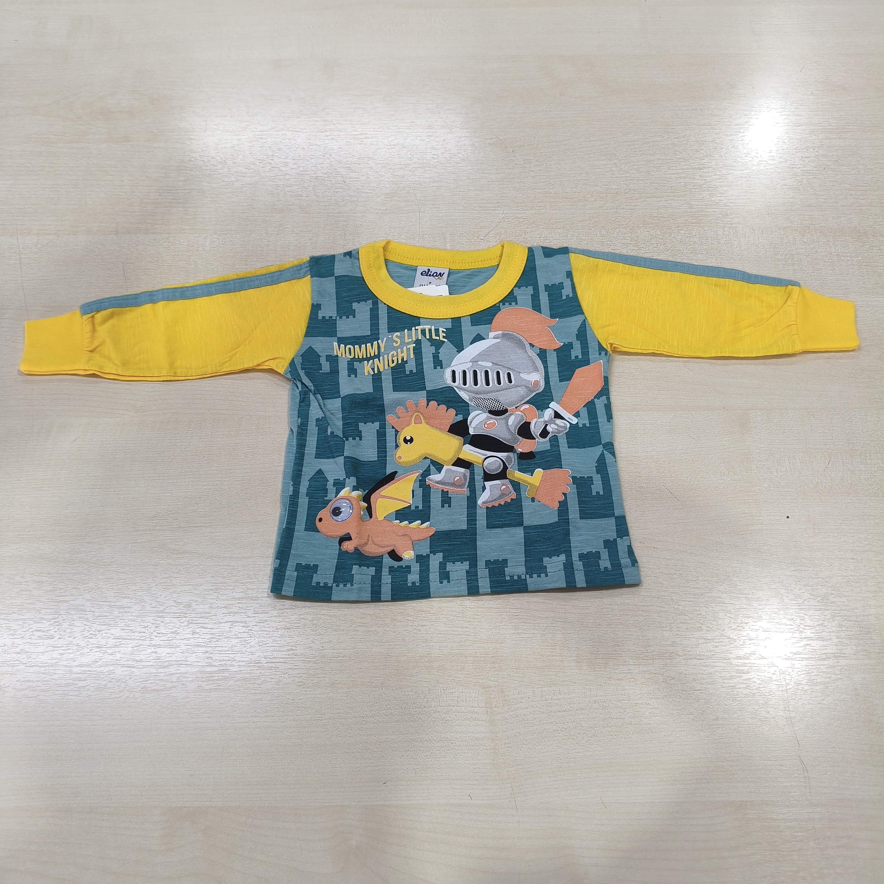 Camiseta ML C/estampa Masc Tam PB Elian