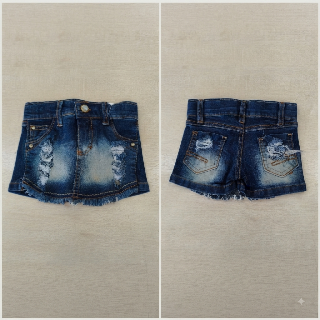 Shorts-Saia Jeans Fem Tam 02 Lucs