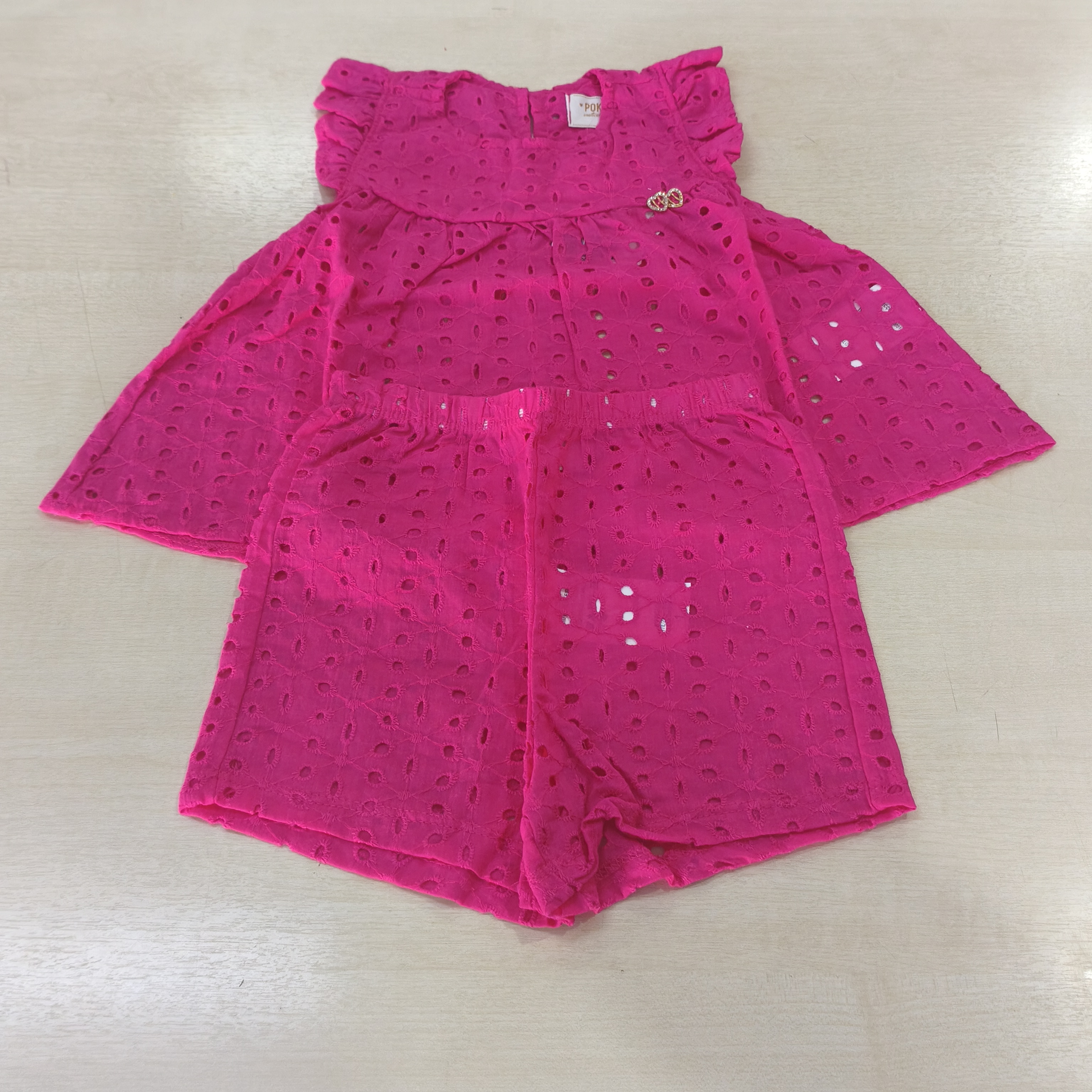 Conj. Blusa MC e Shorts Fem Tam 01 Pokotinha