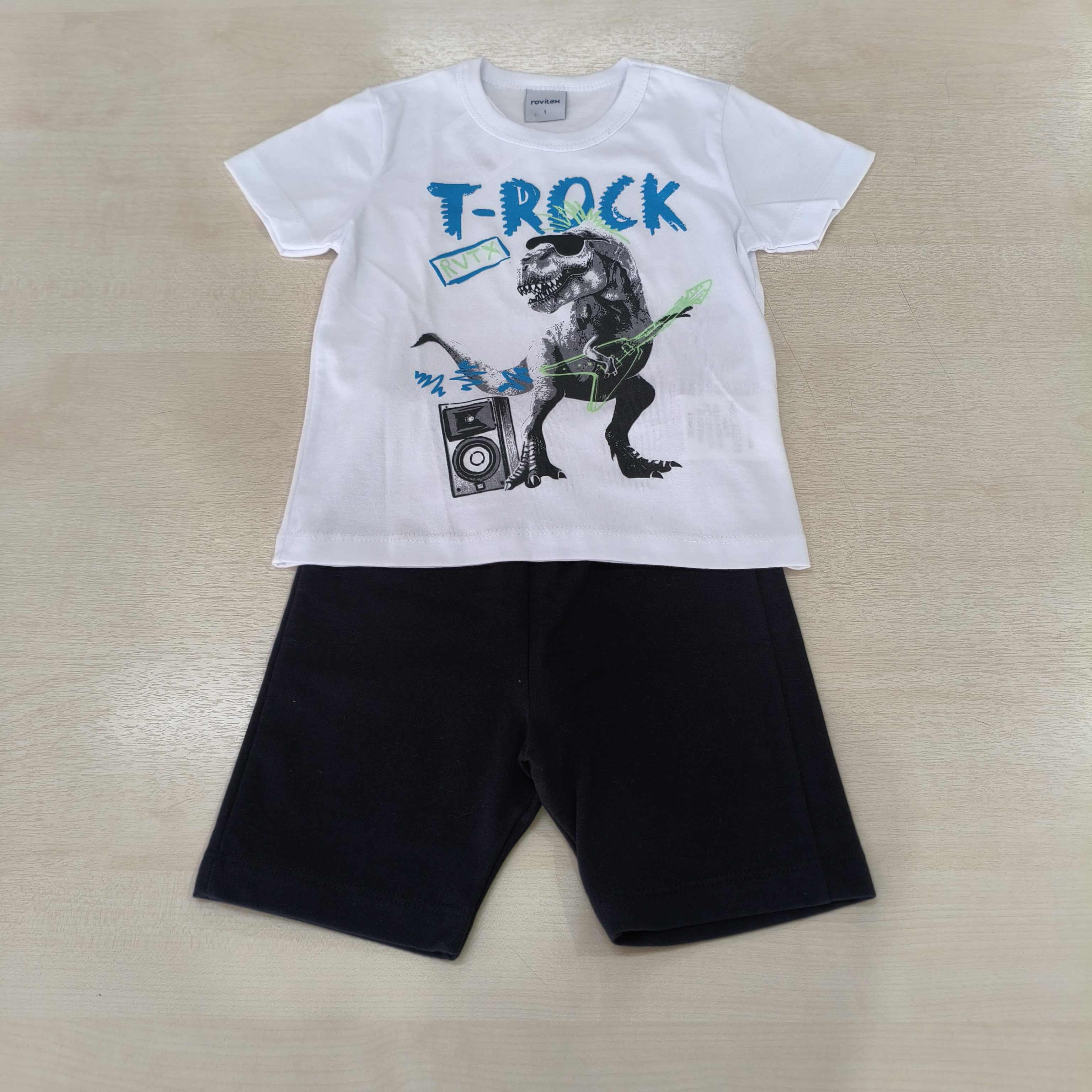 Conj. Camiseta MC e Bermuda Masc Tam 01 Rovitex