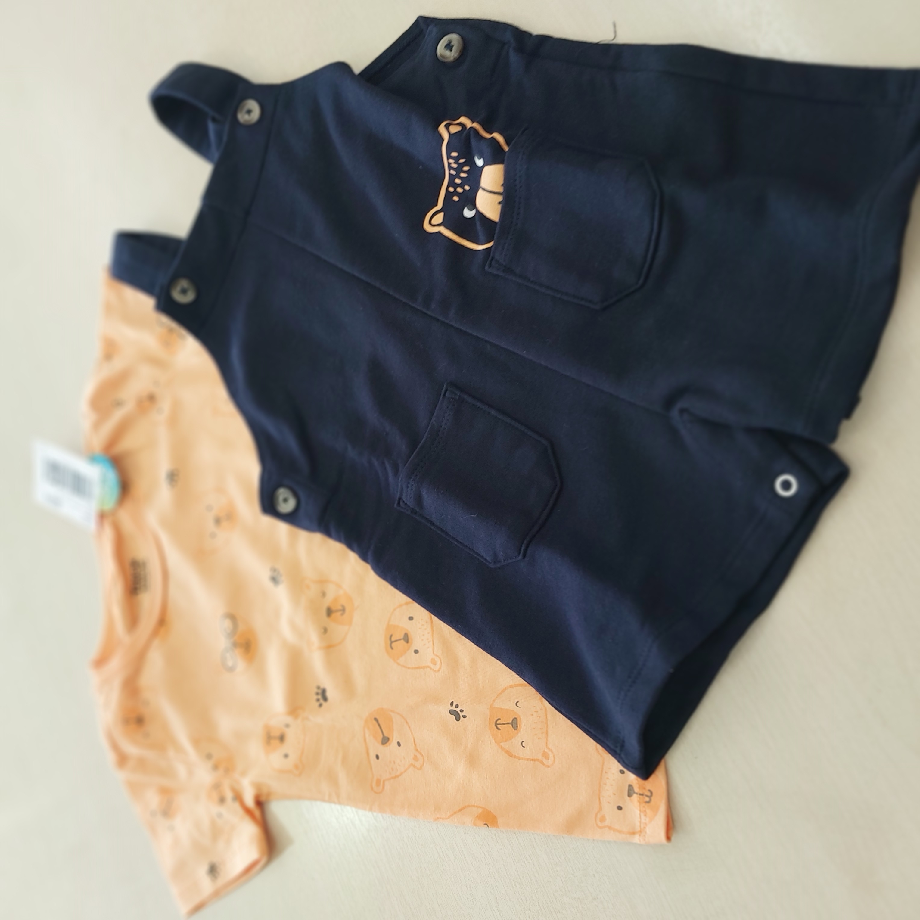 Conj. Camiseta com Jardineira Masc Tam 02 Trick Nick
