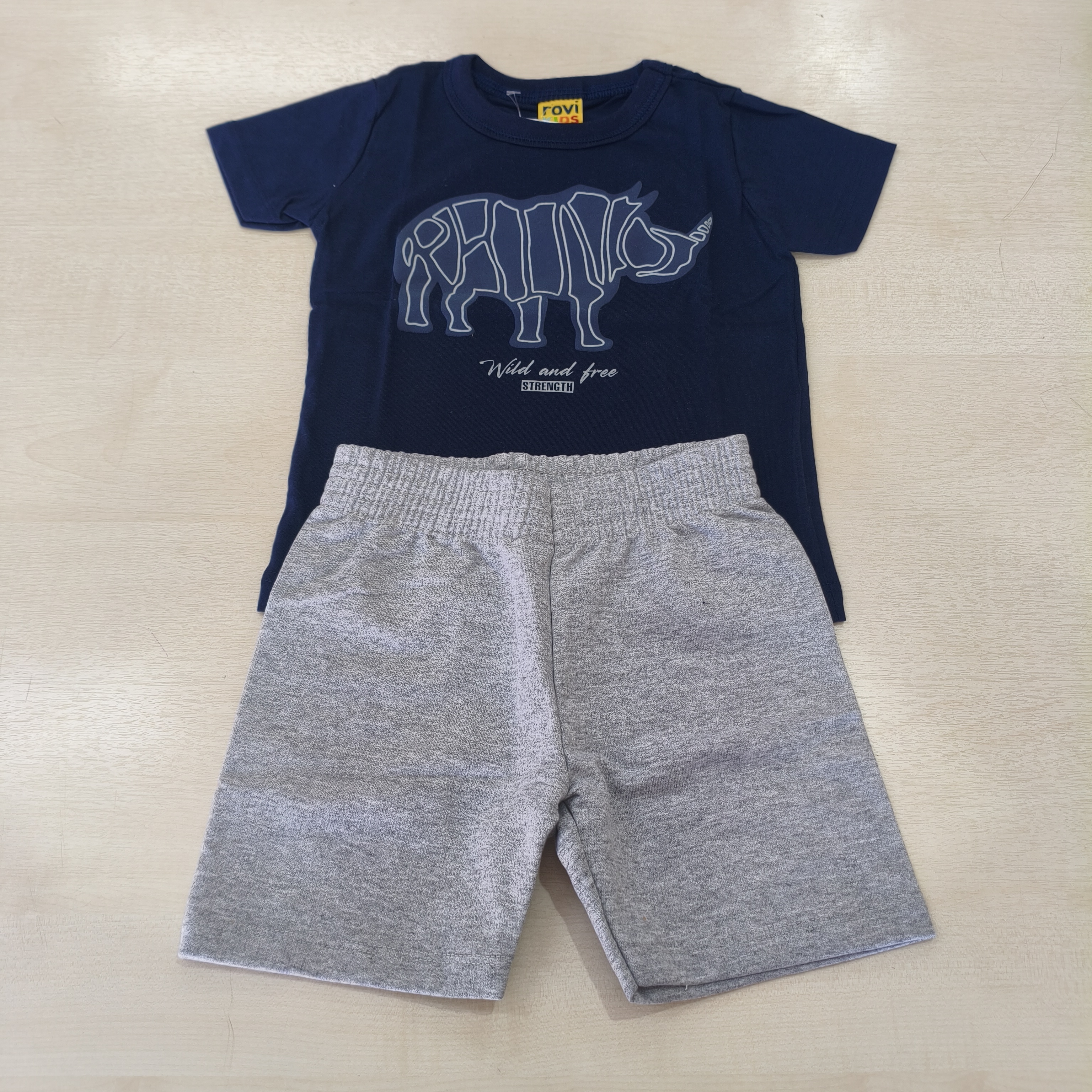Conj. Camisa MC e Bermuda Masc Tam 01 Rovitex