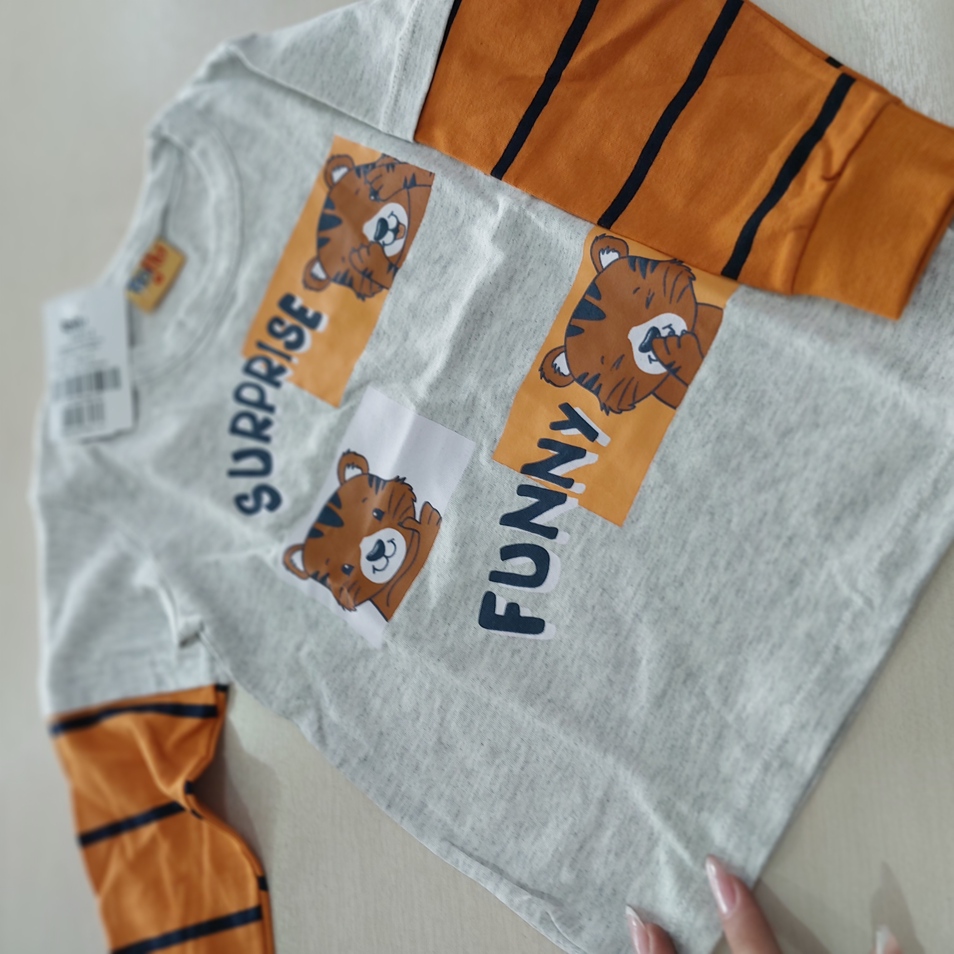 Camiseta ML C/estampa Masc Tam 02 Rollu