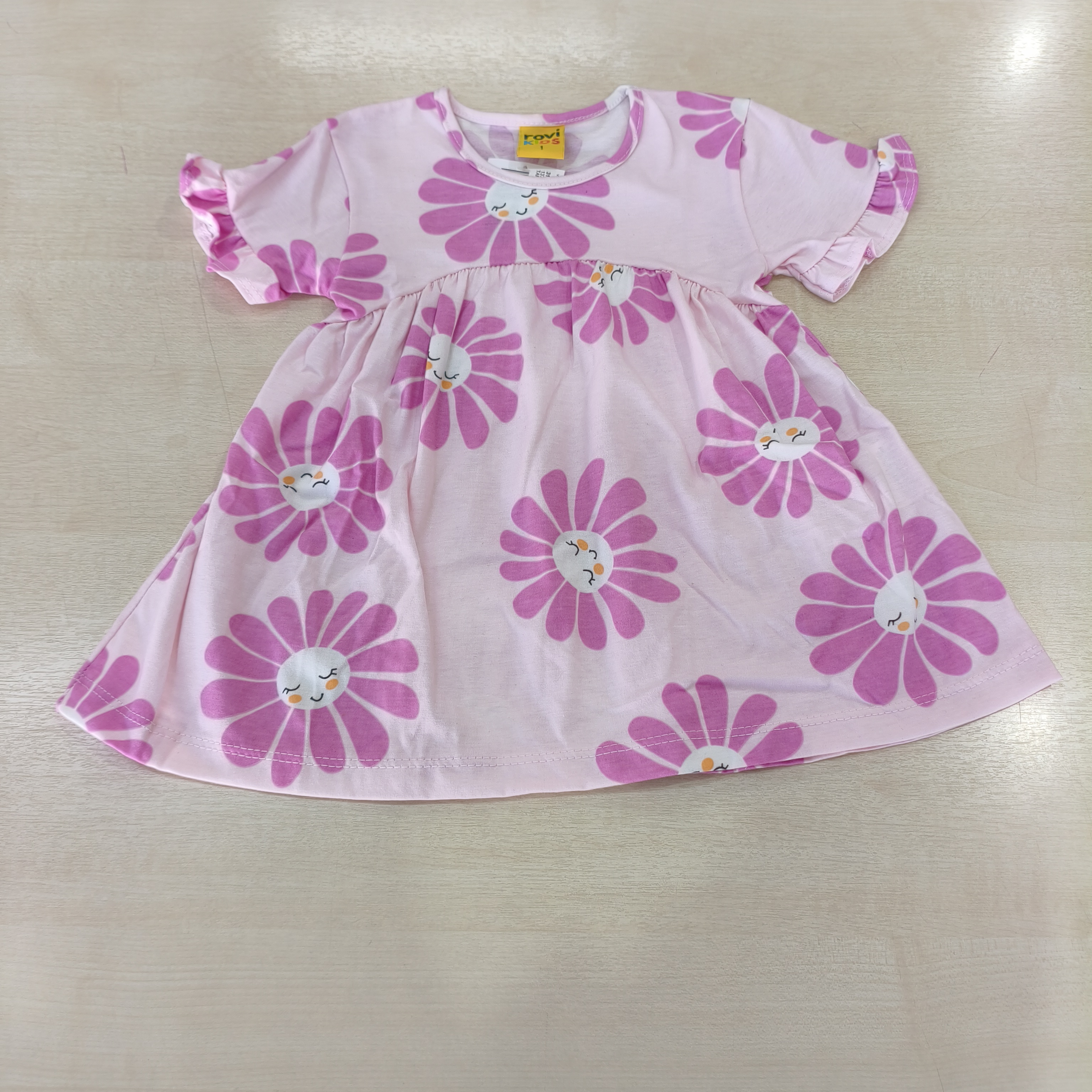 Vestido c/estampa Fem Tam 01 Rovitex
