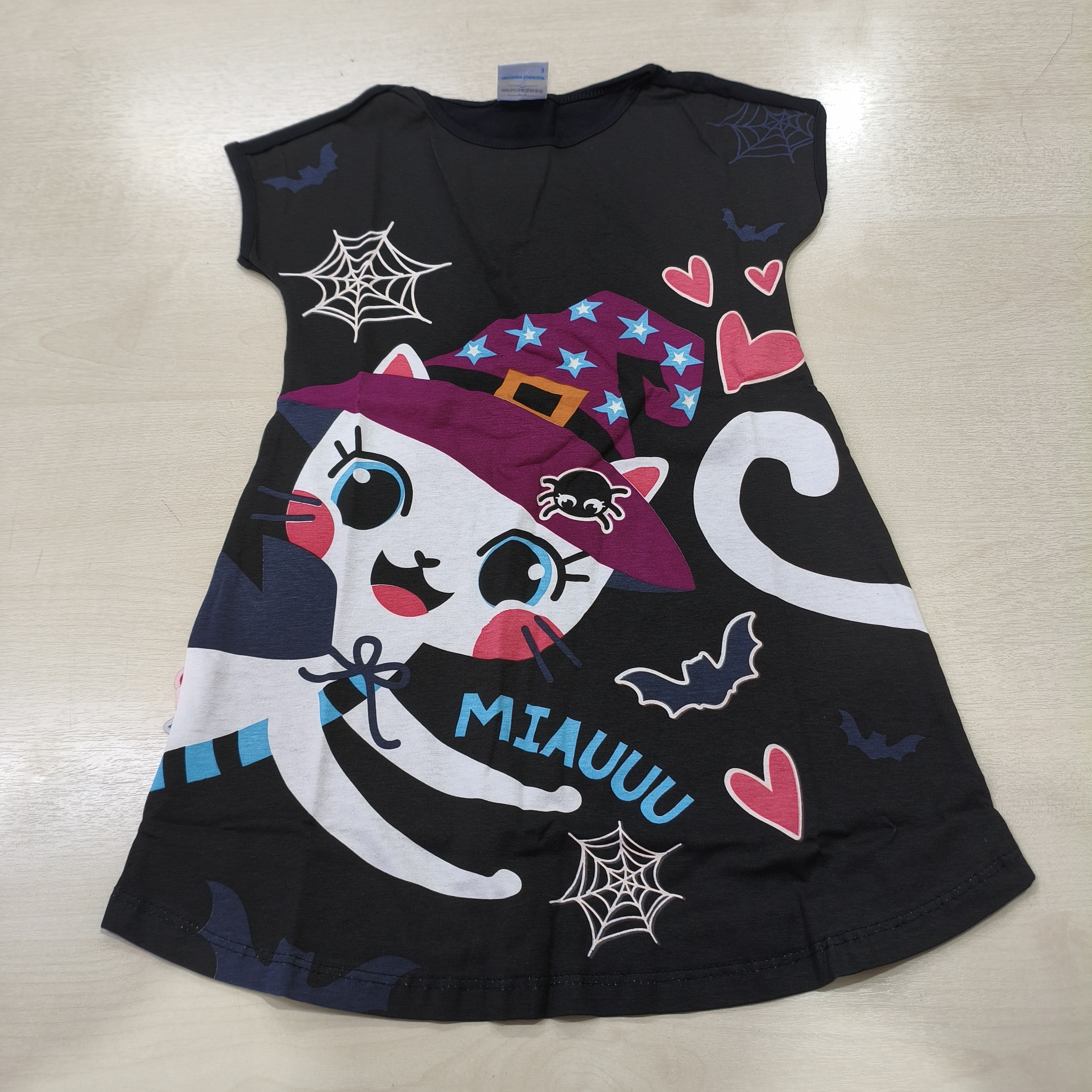 Vestido Curto C/Estampa Fem Tam 03 Zig Zig Zaa