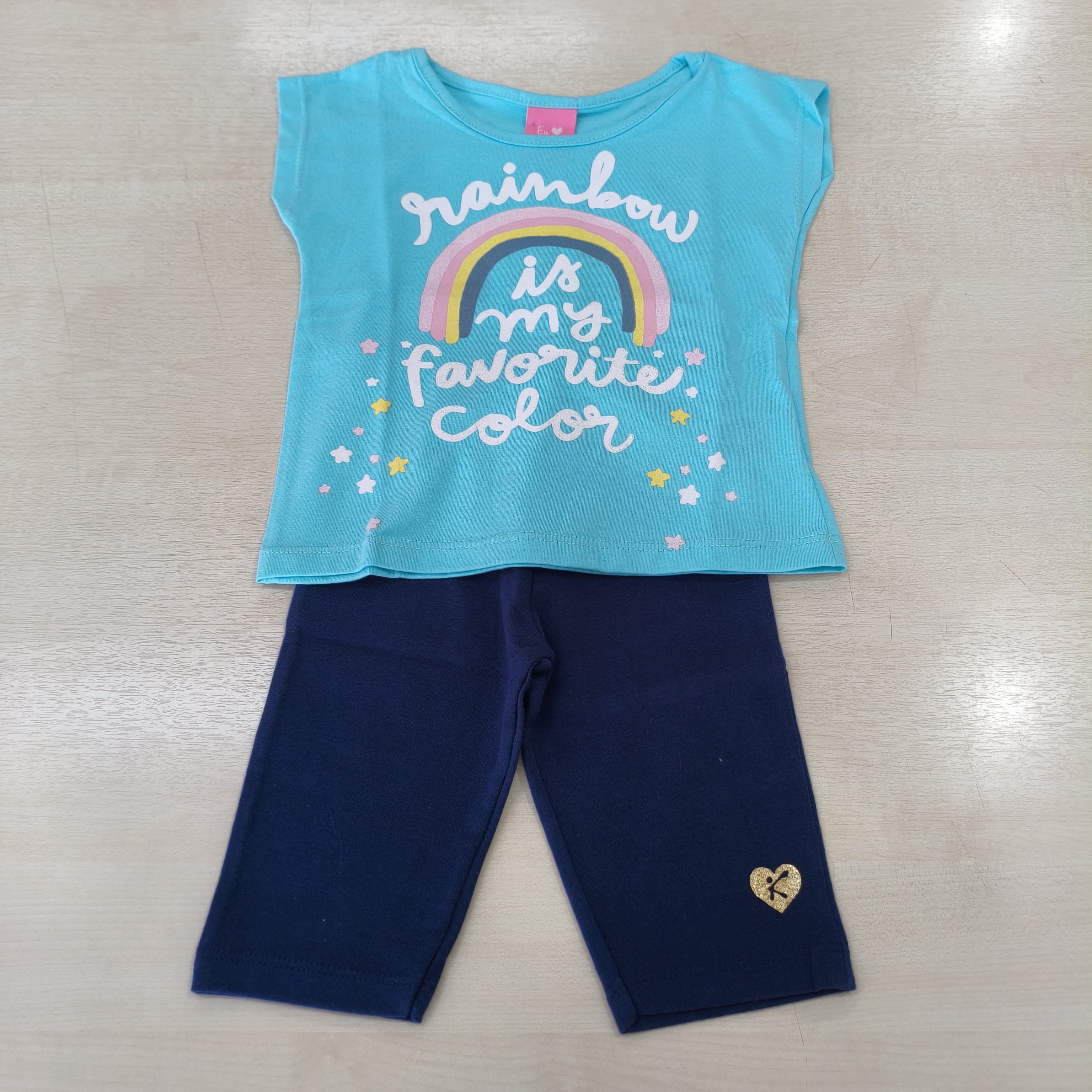 Conj. Blusa MC e Bermuda Fem Tam 01 Kamylus