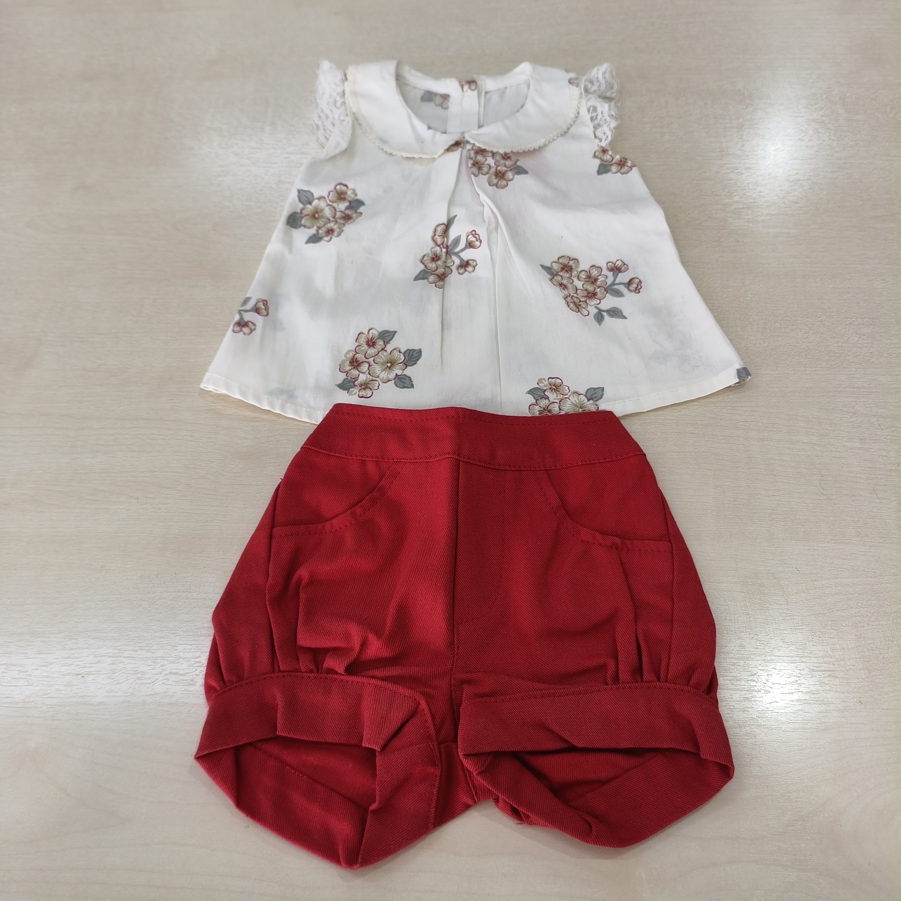 Conj. Blusa MC Com Shorts Fem Tam PB Vigat